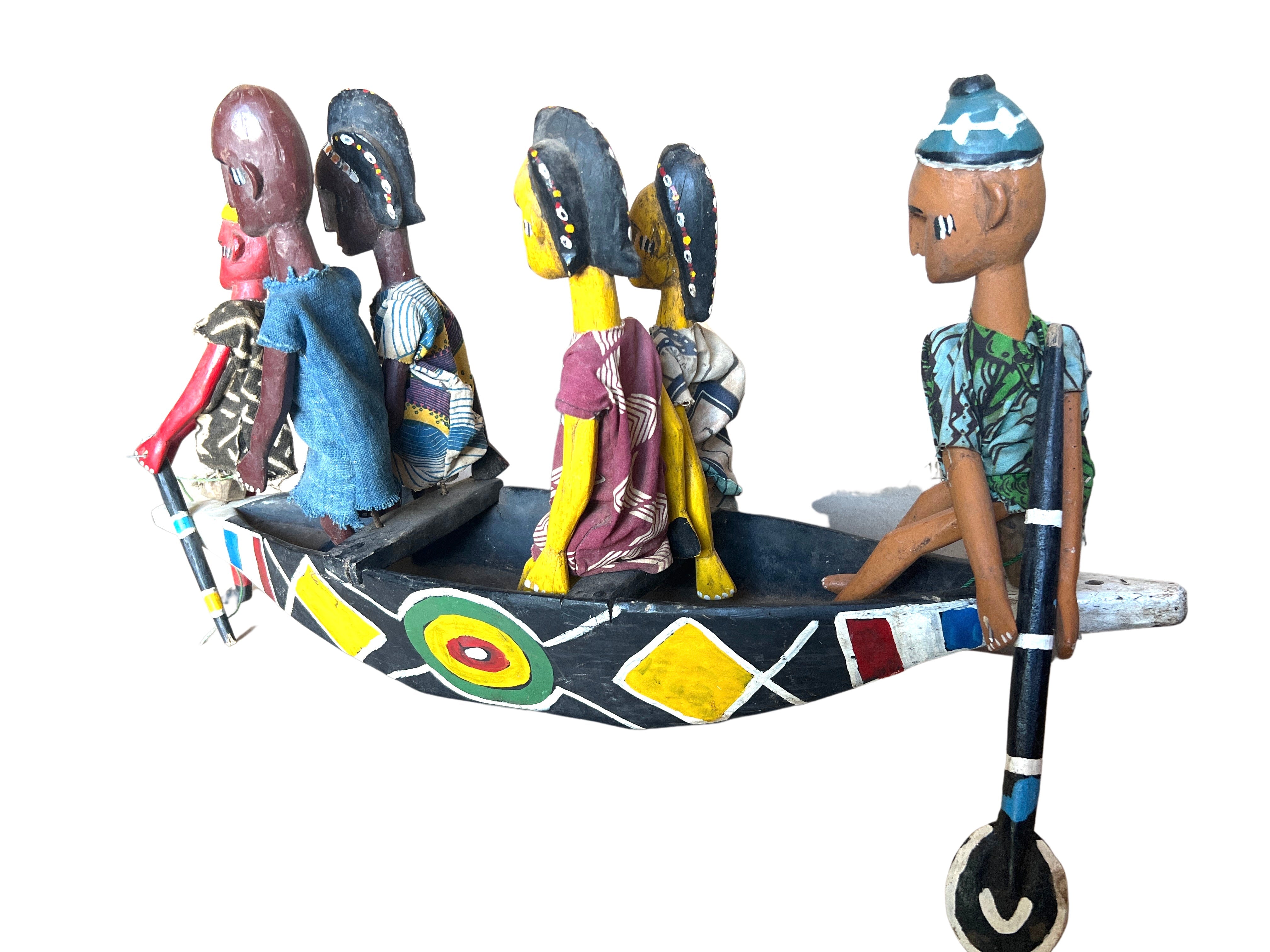 Dogon Tribe Boat - Dogon