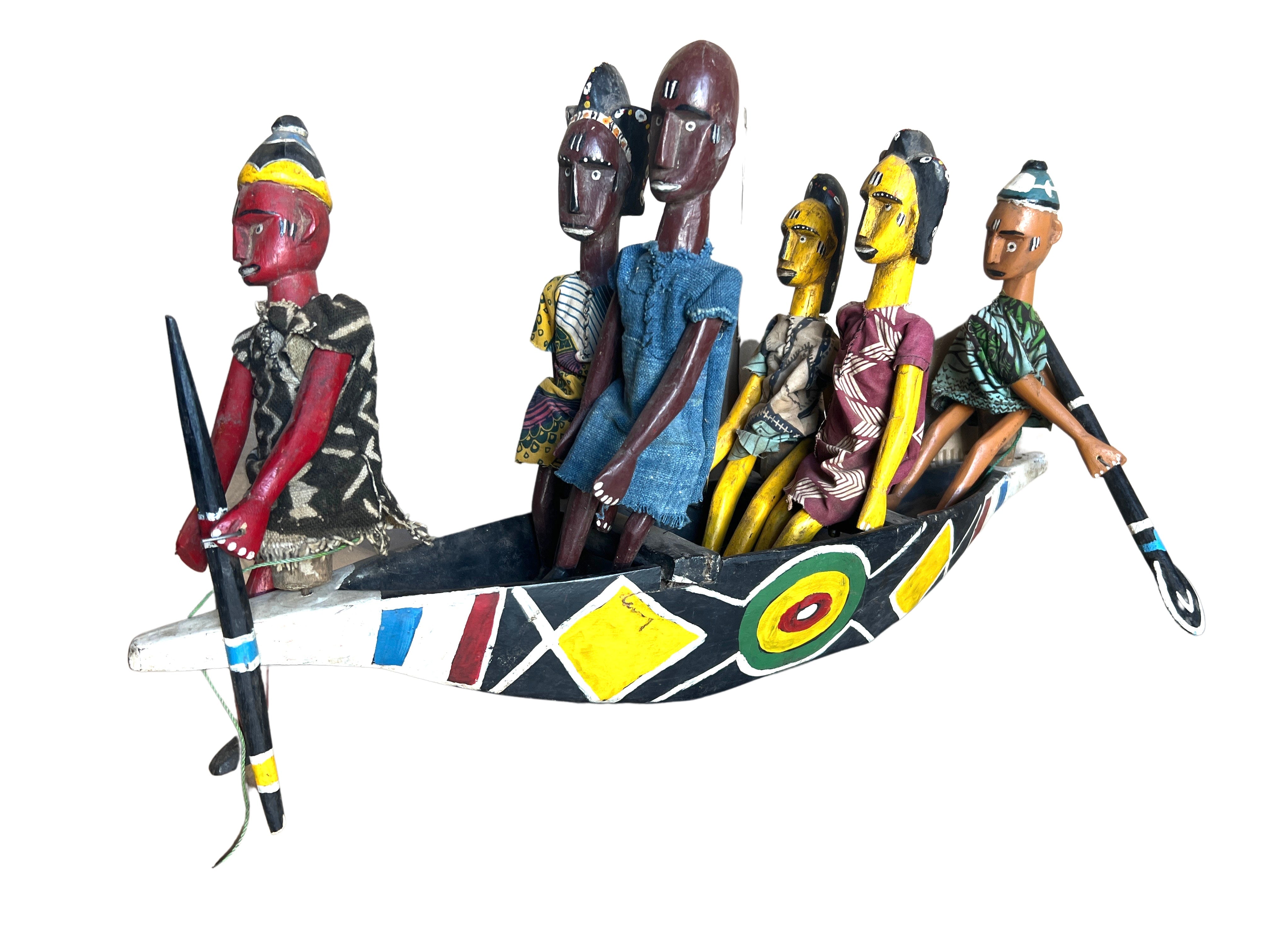 Dogon Tribe Boat - Dogon