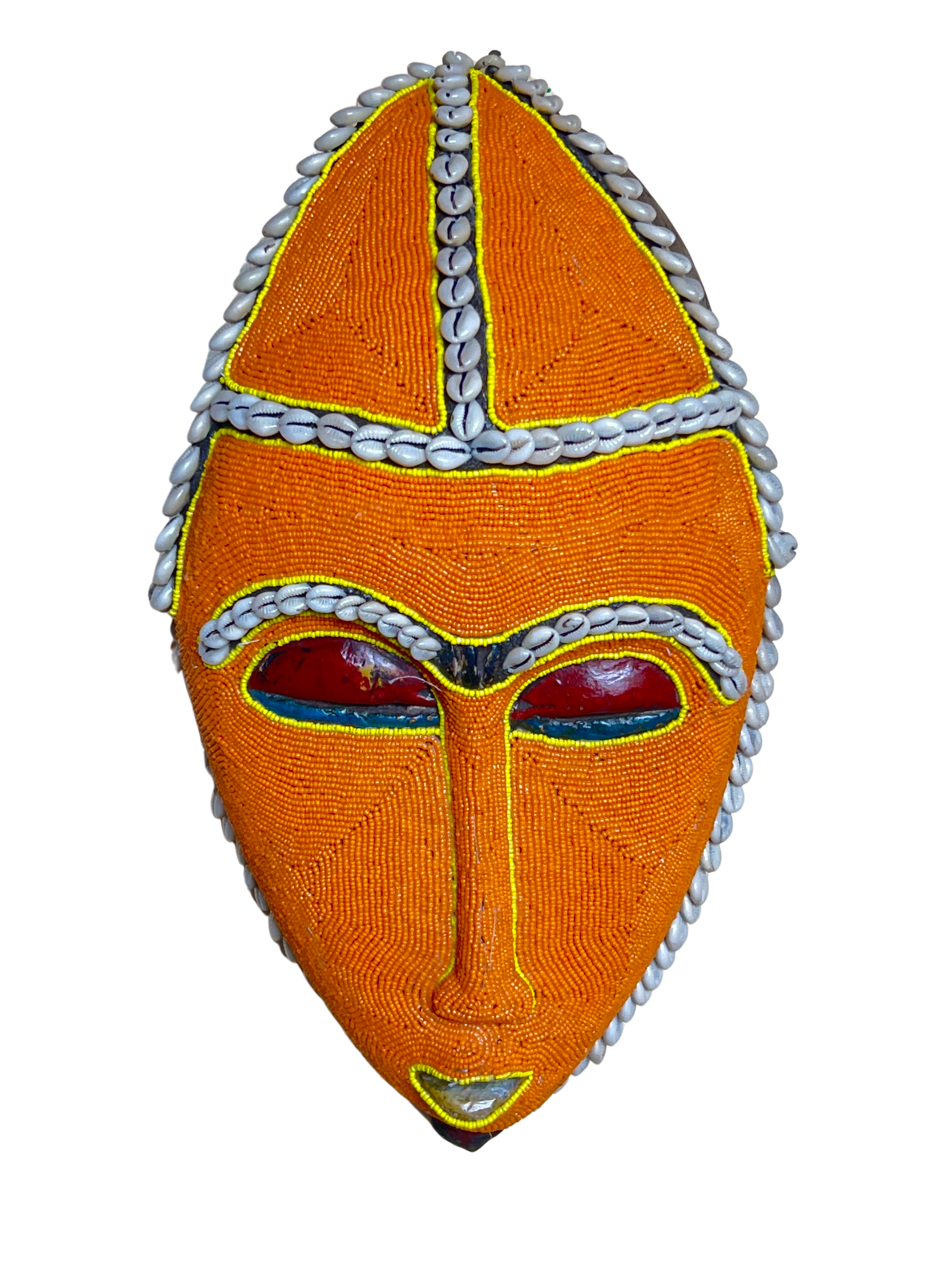 Baule Tribe Beaded Mask