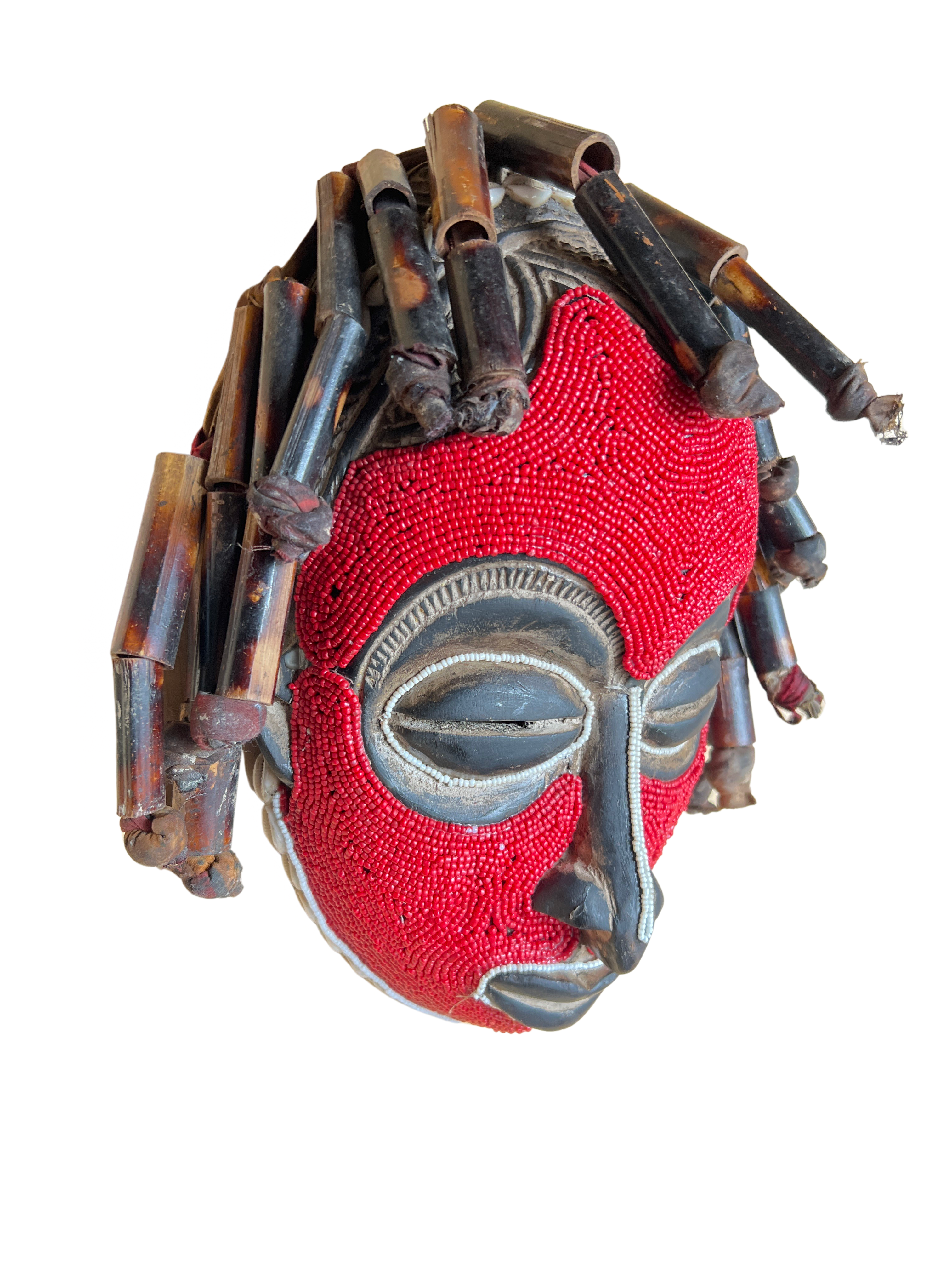 Chokwe Tribe Beaded Mask - Chokwe