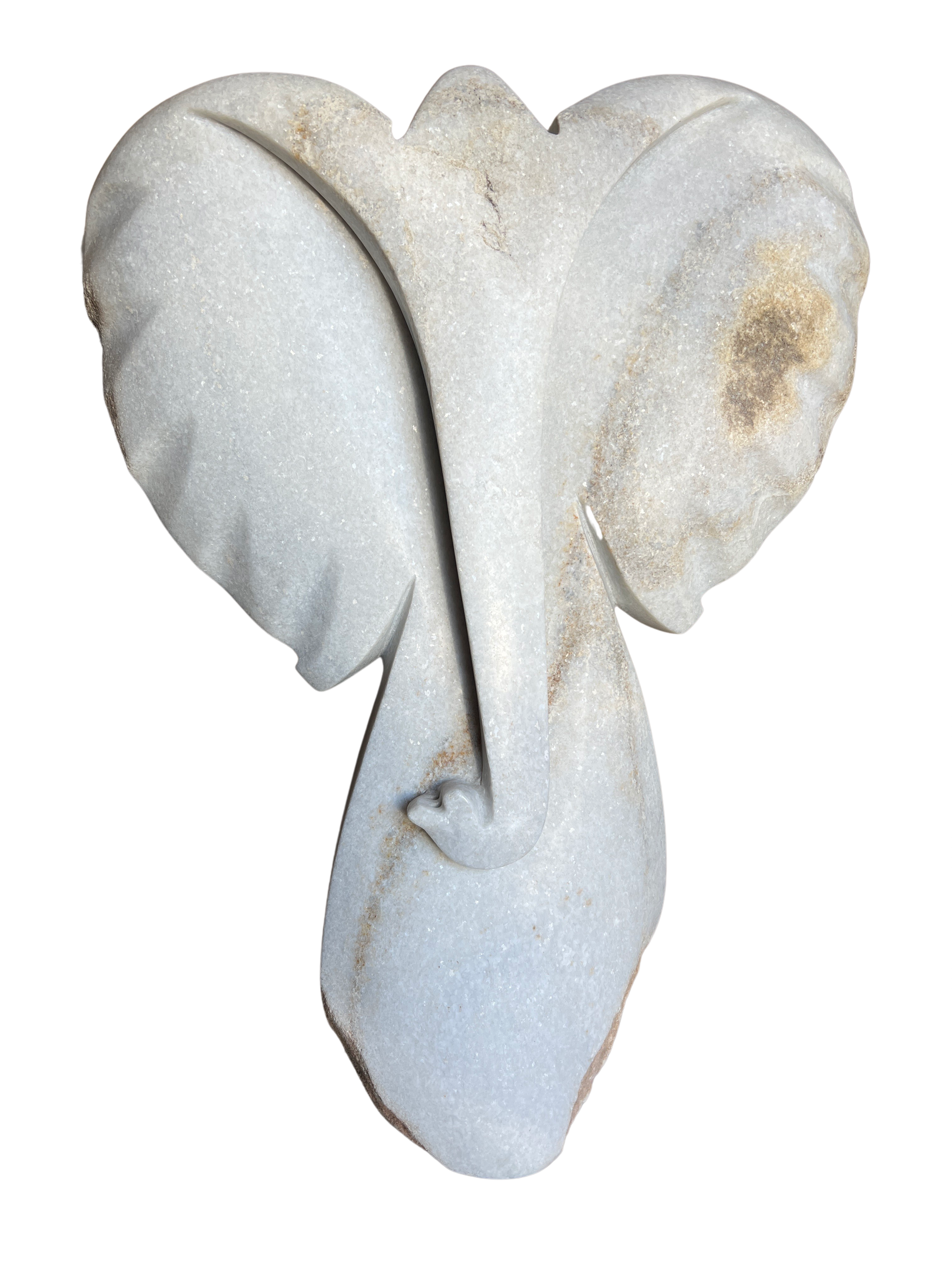 Shona Tribe Dolomite Elephant - Shona