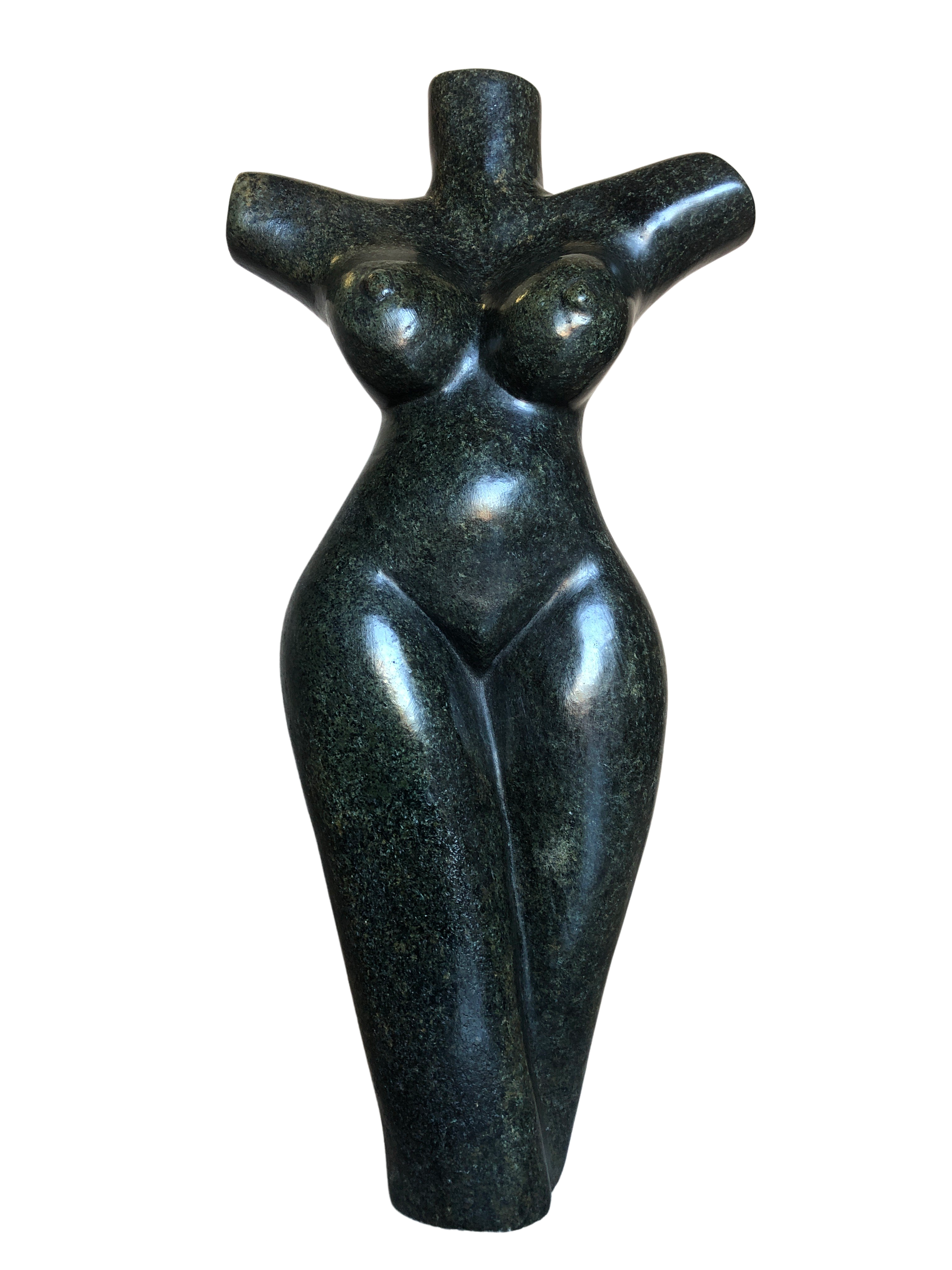 Shona Tribe Soap Stone Female Torso - Shona