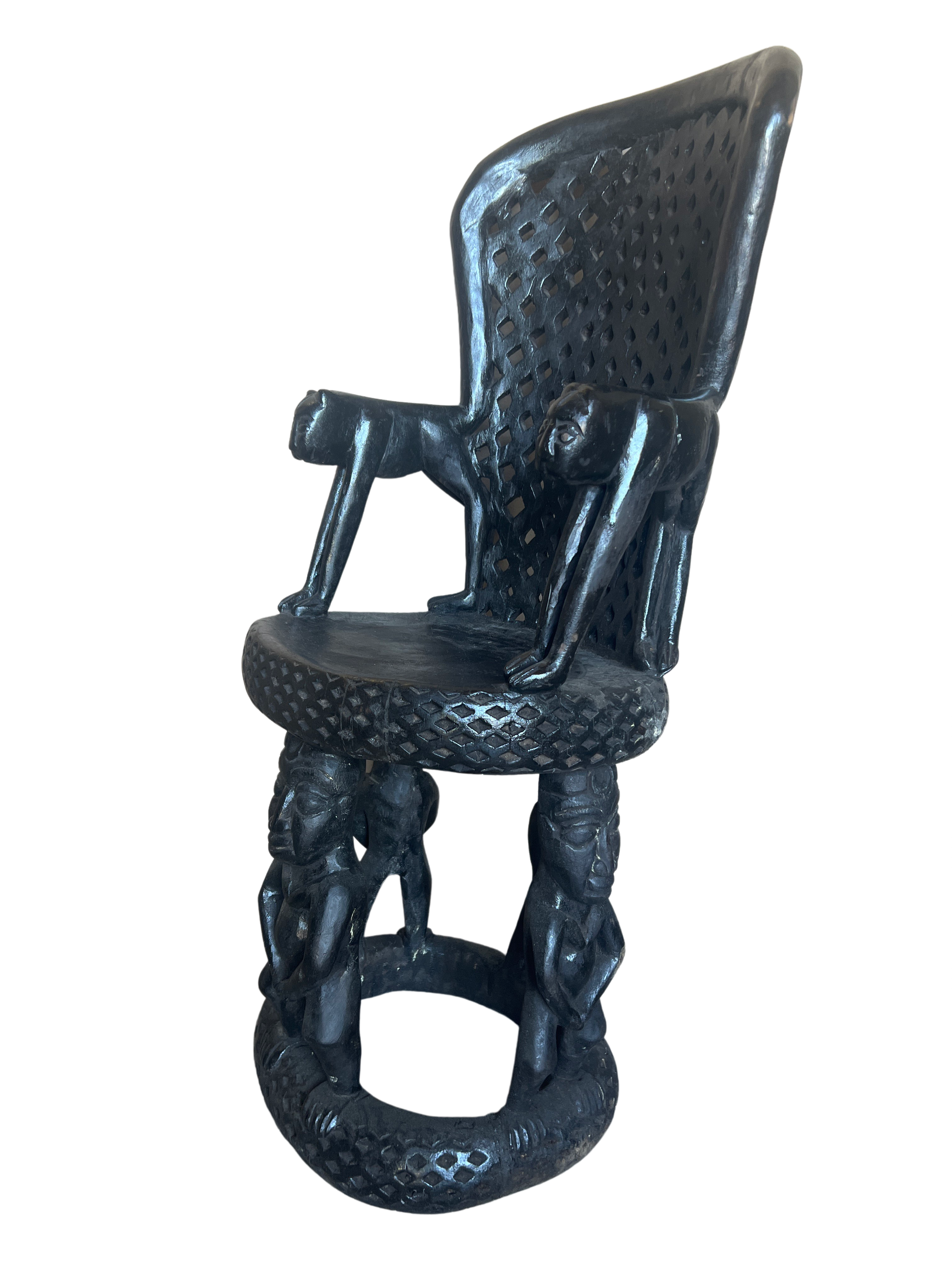 Bamileke Tribe Wooden Chair