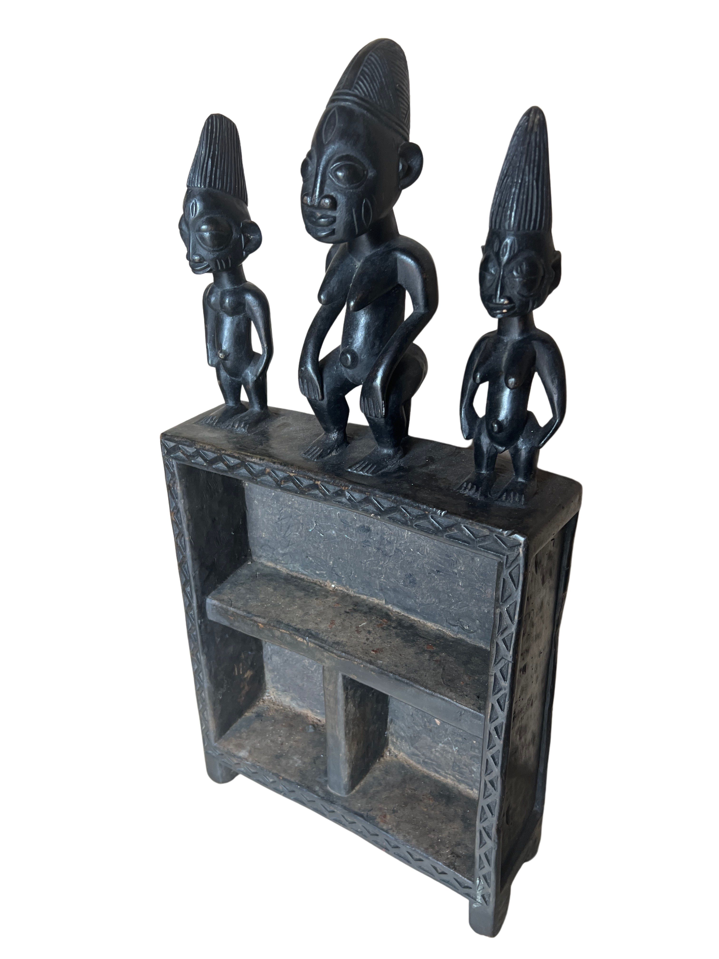 Ashanti Tribe Wooden Shelf - Ashanti