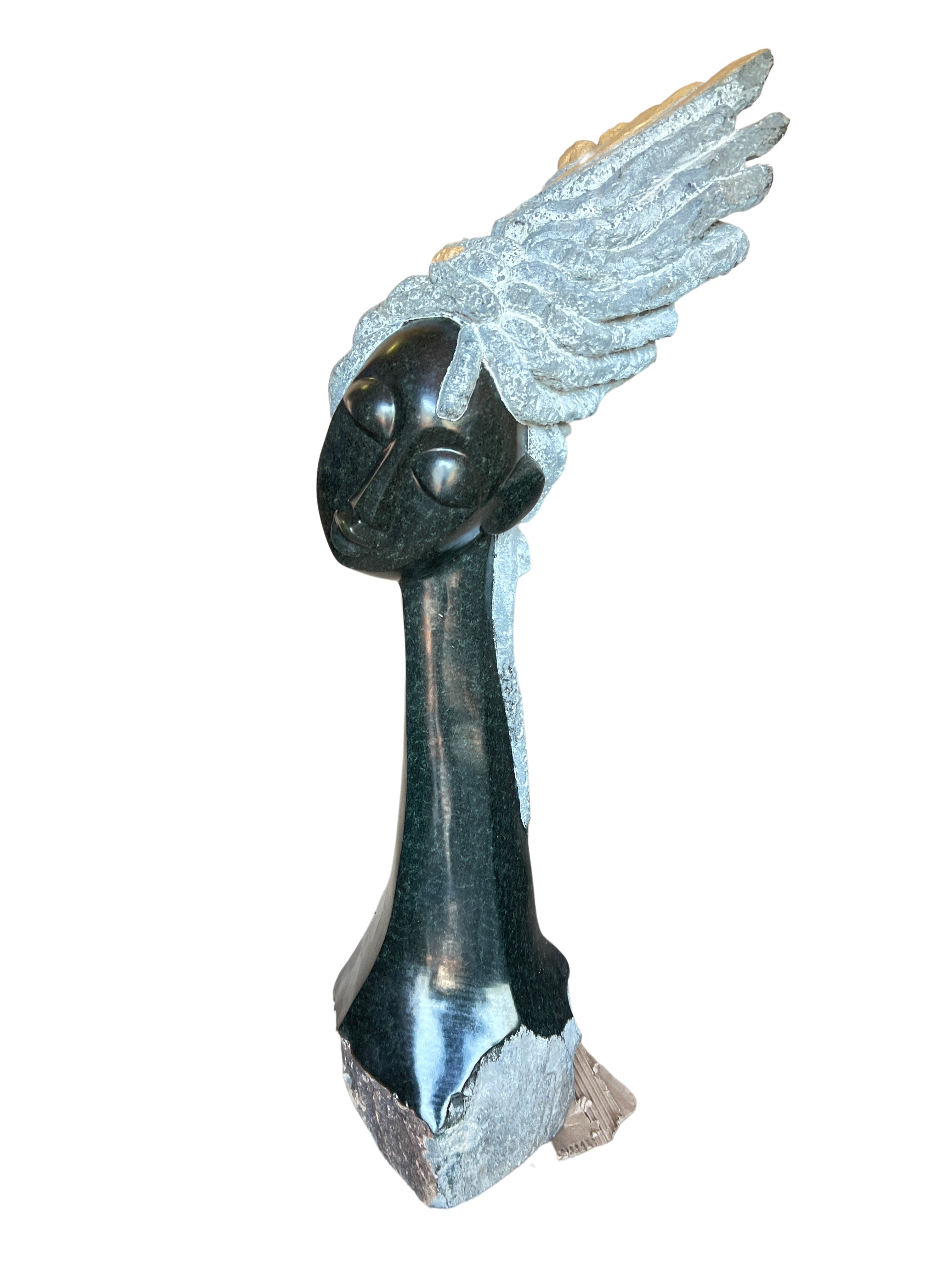 Shona Tribe Opal stone Blowing In the Wind - Shona