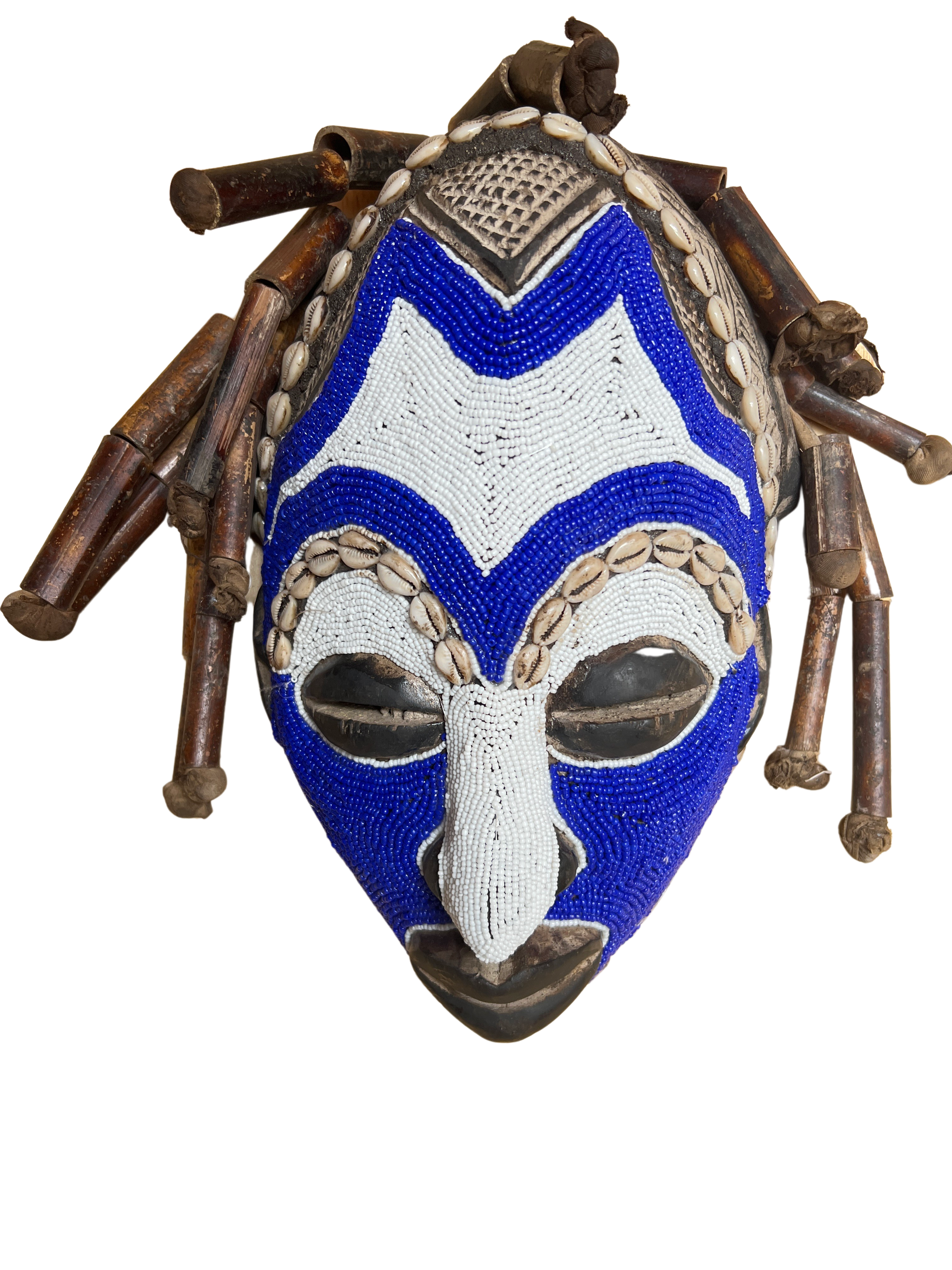 Chokwe Tribe Beaded Mask - Chokwe