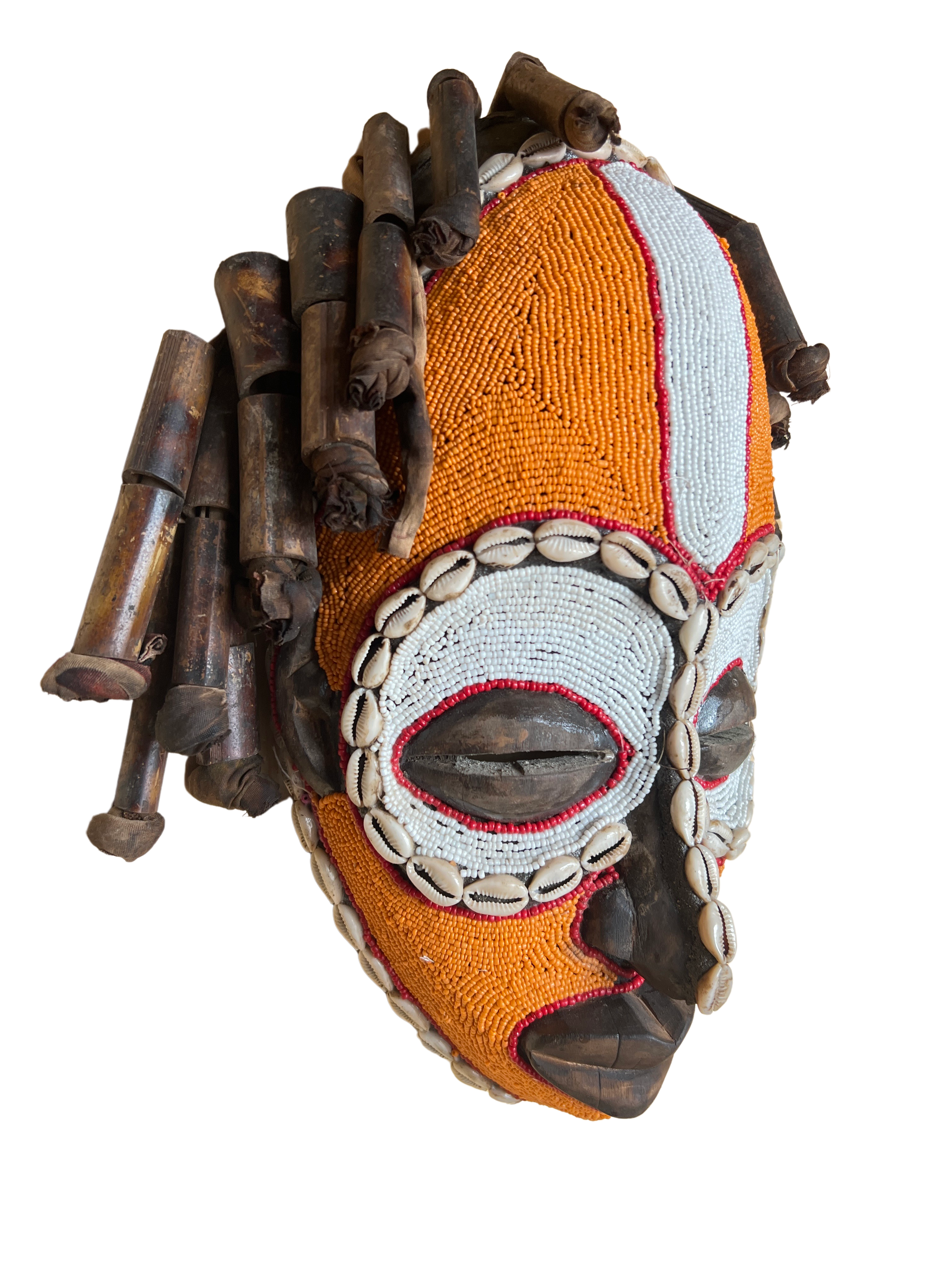 Chokwe Tribe Beaded Mask - Chokwe