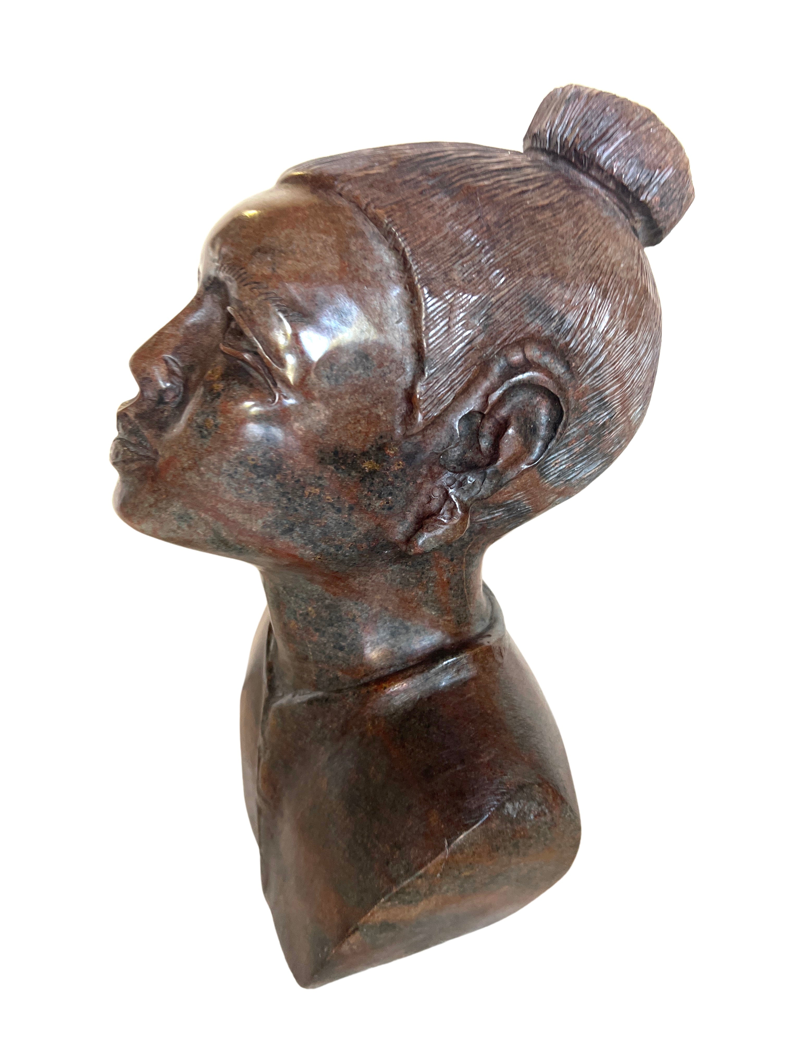 Shona Tribe Fruit Serpentine Woman - Shona