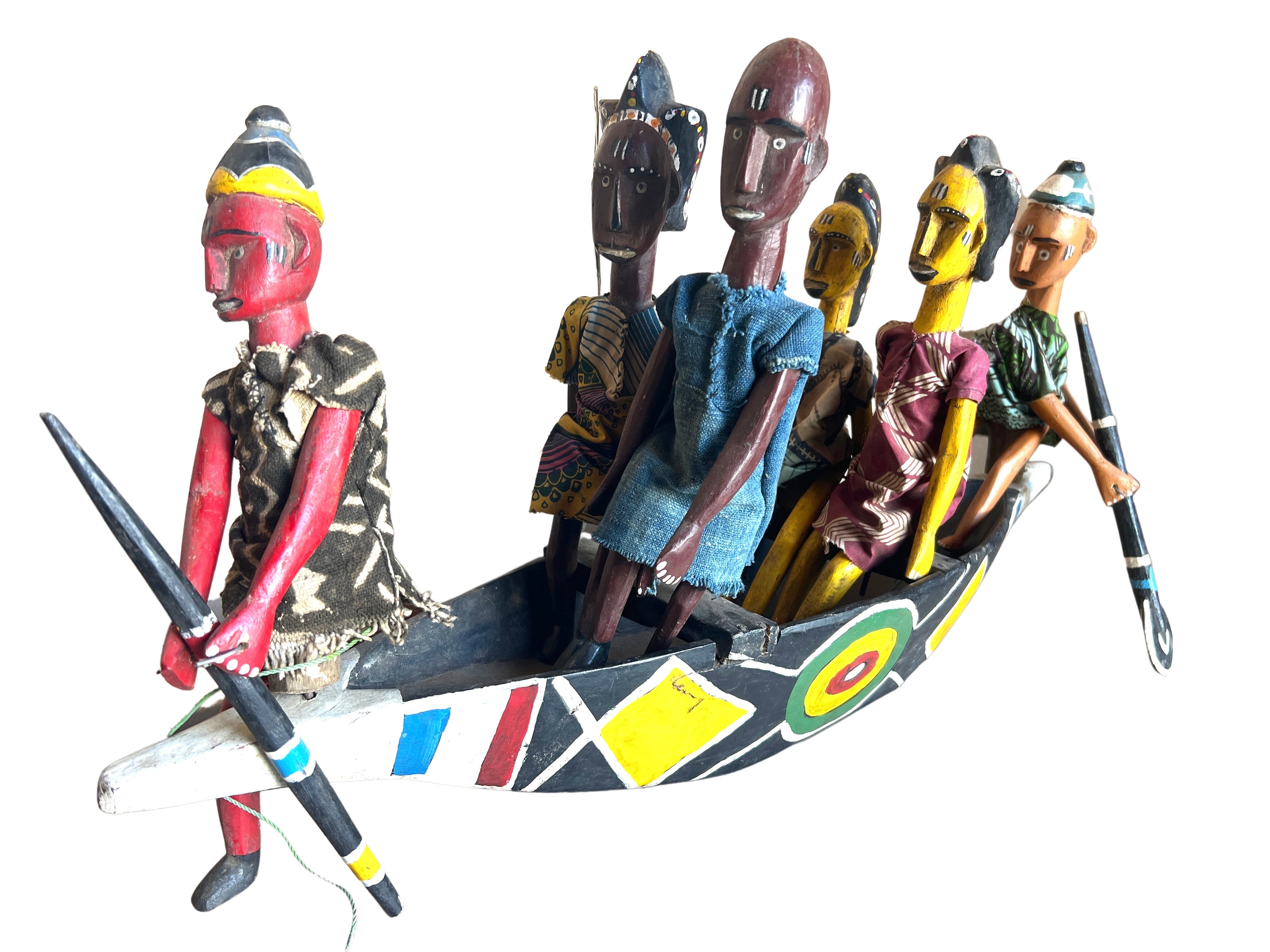 Dogon Tribe Boat - Dogon