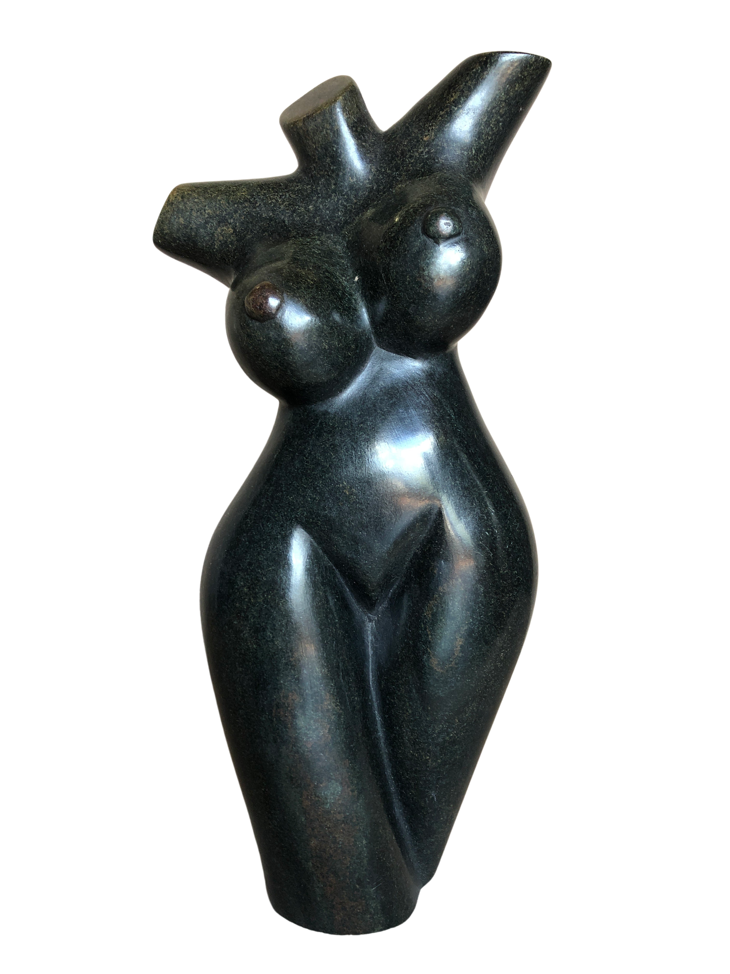 Shona Tribe Soap Stone Female Torso - Shona