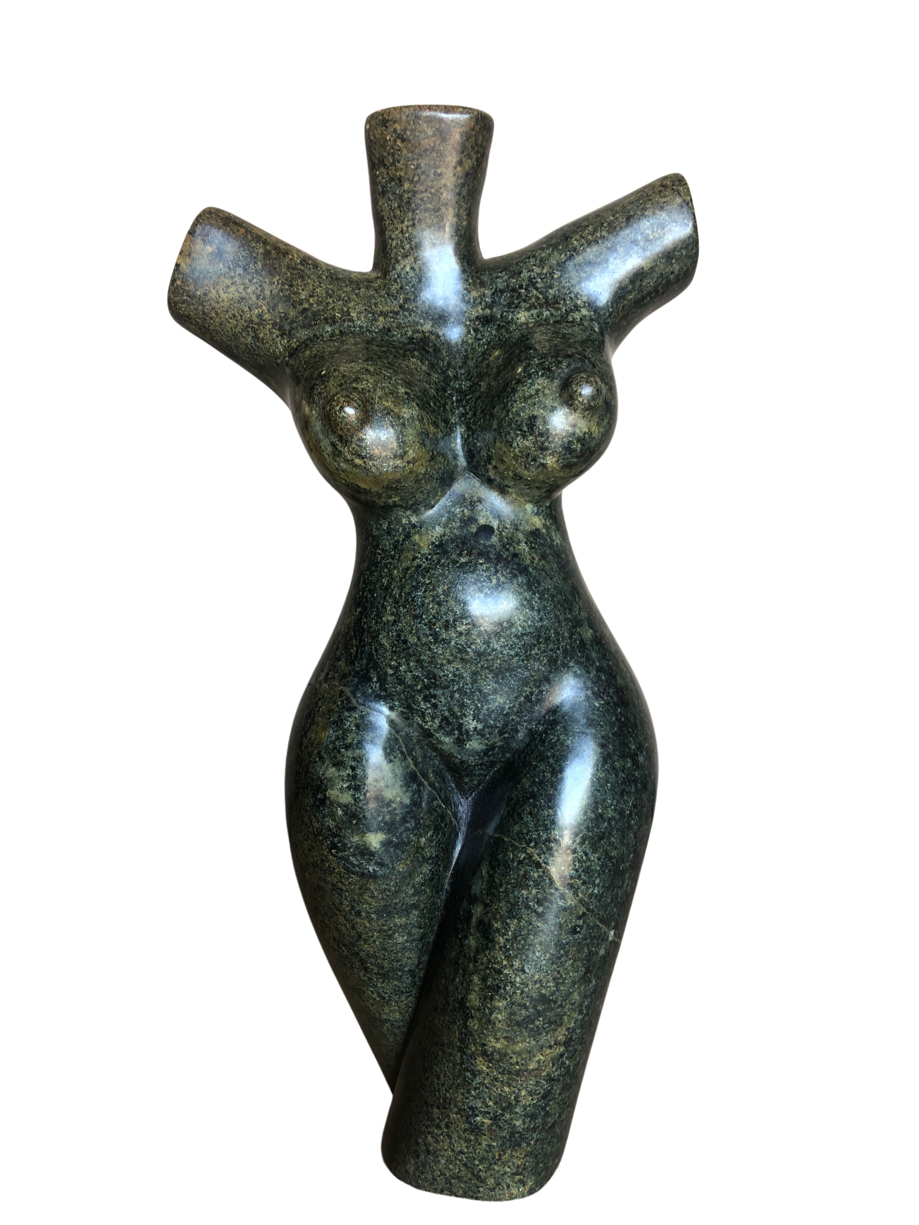 Shona Tribe Soap Stone Female Torso - Shona