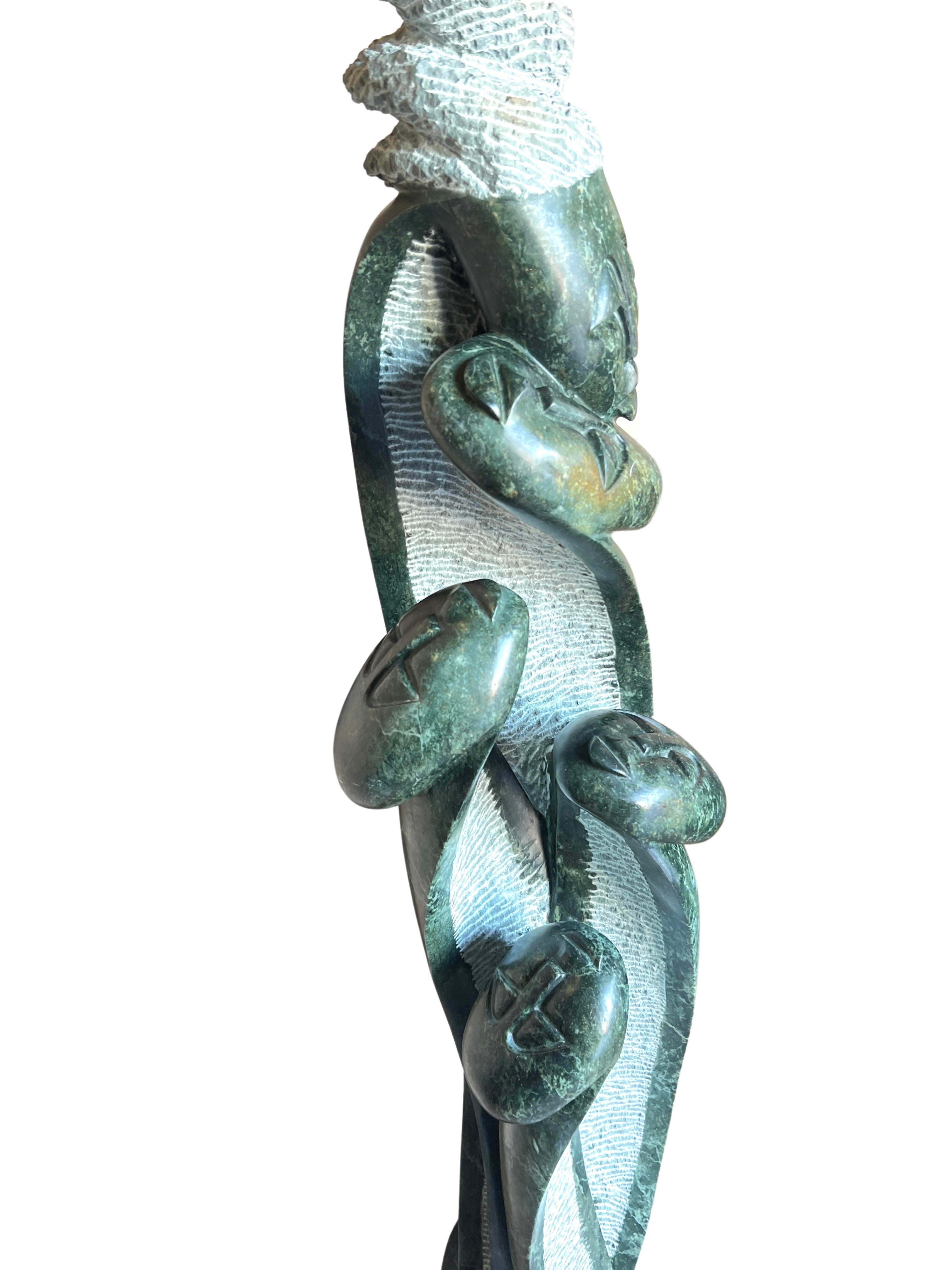 Shona Tribe Opal Stone Family - Shona