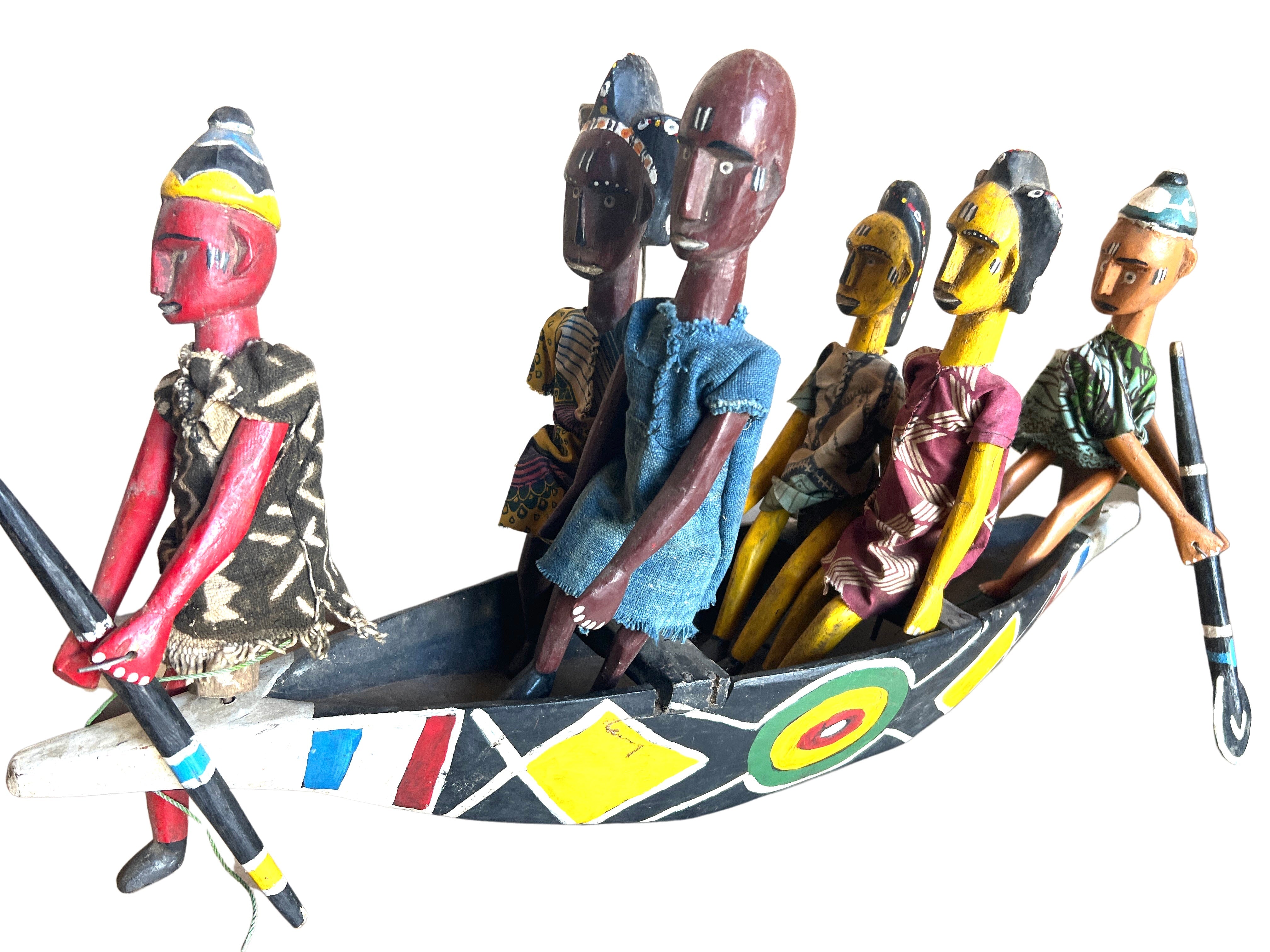 Dogon Tribe Boat