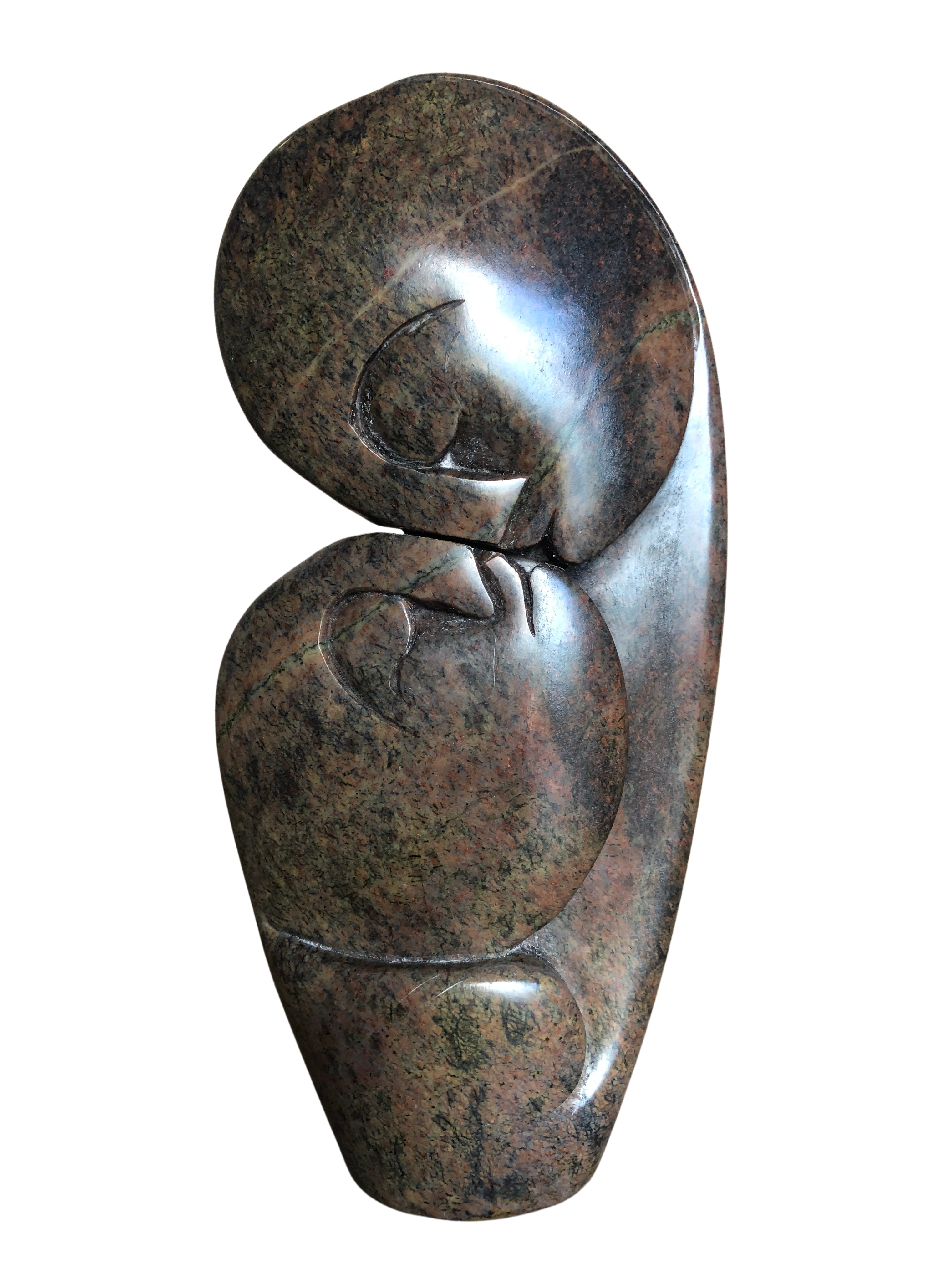 Shona Tribe Serpentine Flat Lovers