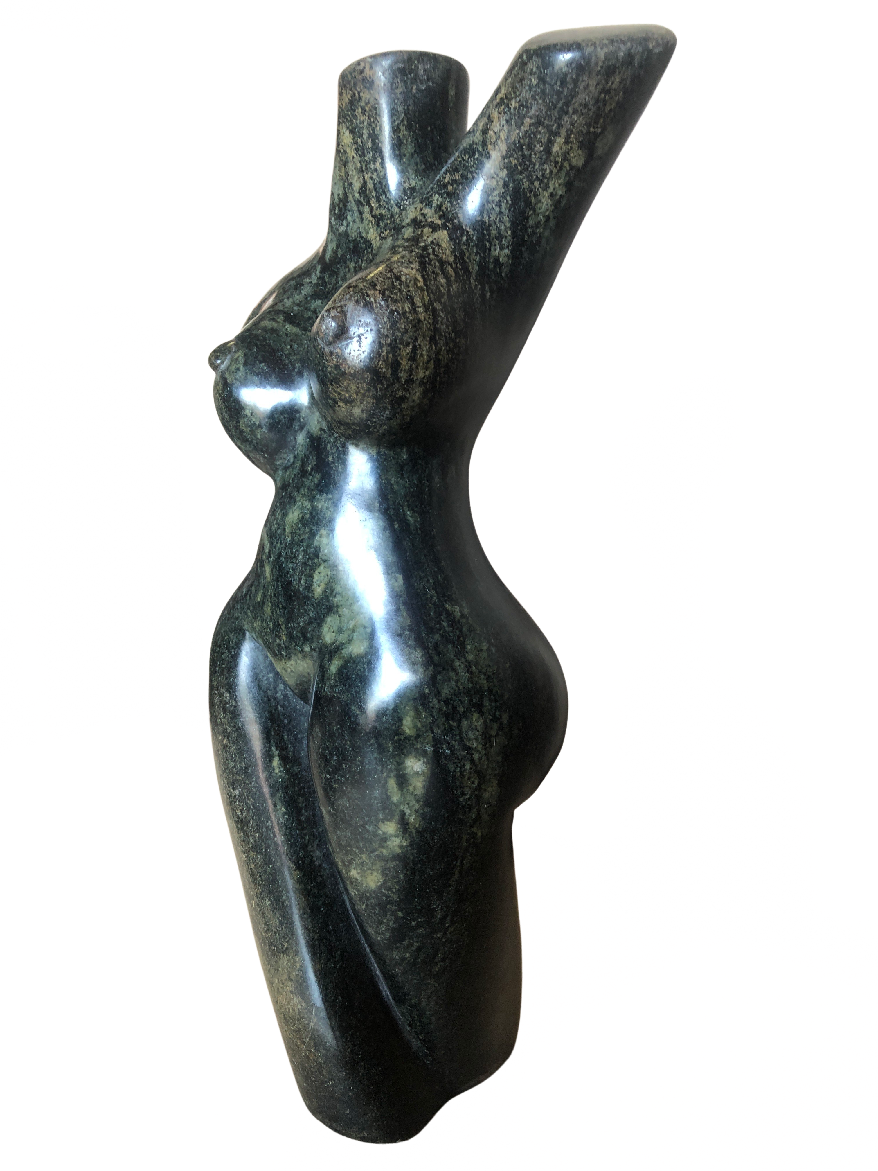 Shona Tribe Soap Stone Female Torso