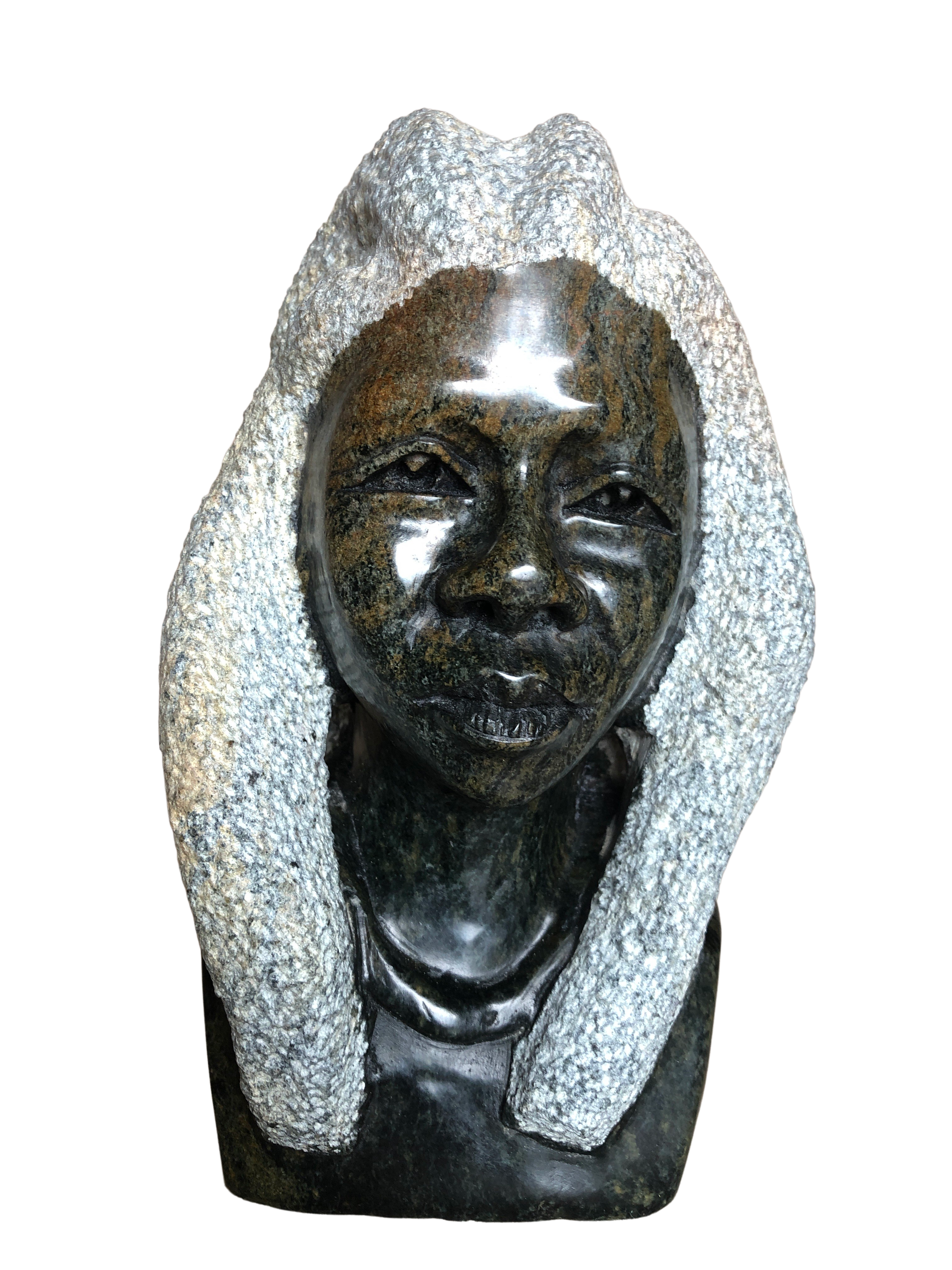 Shona Tribe Serpentine Rasta Head