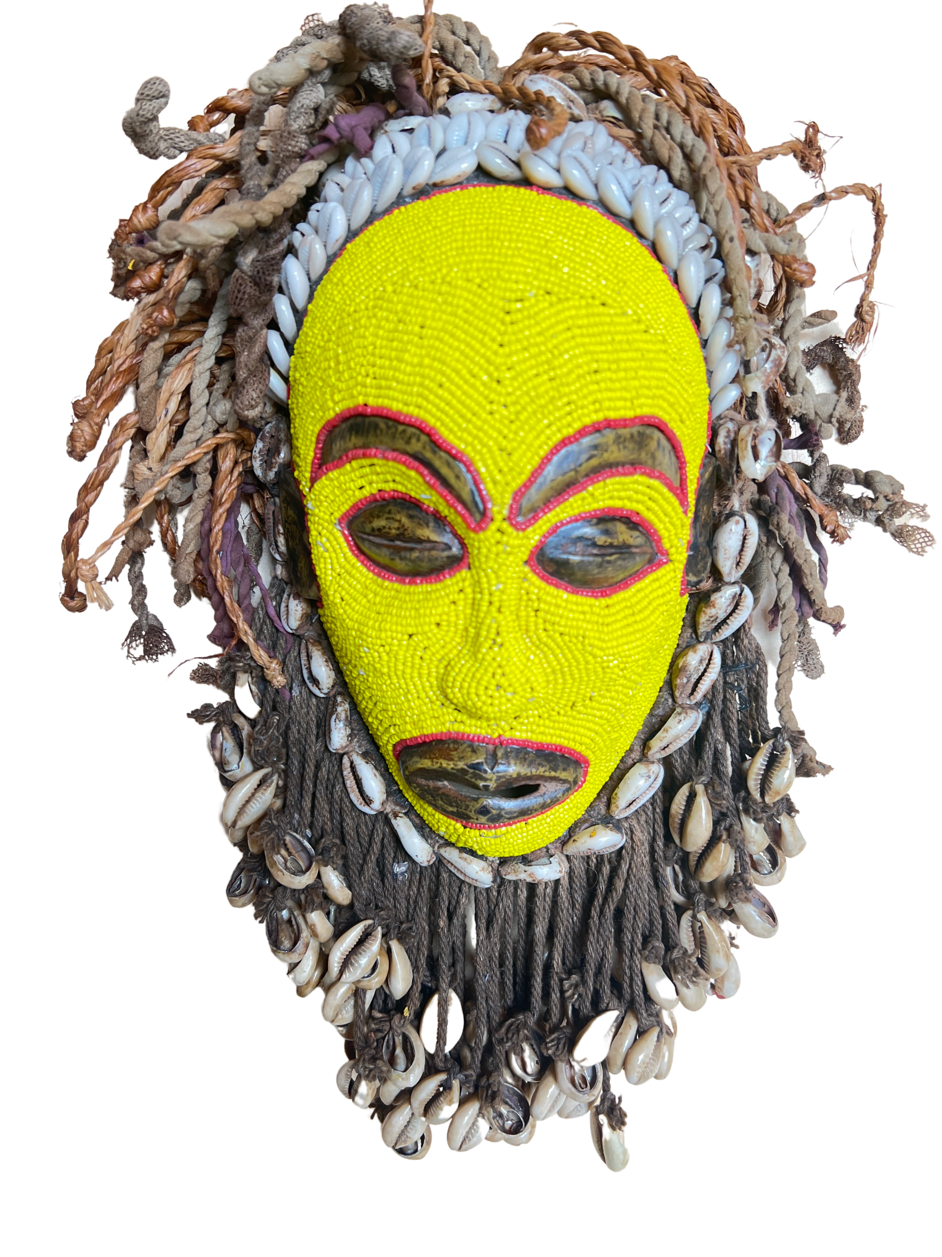 Chokwe Tribe Beaded Mask