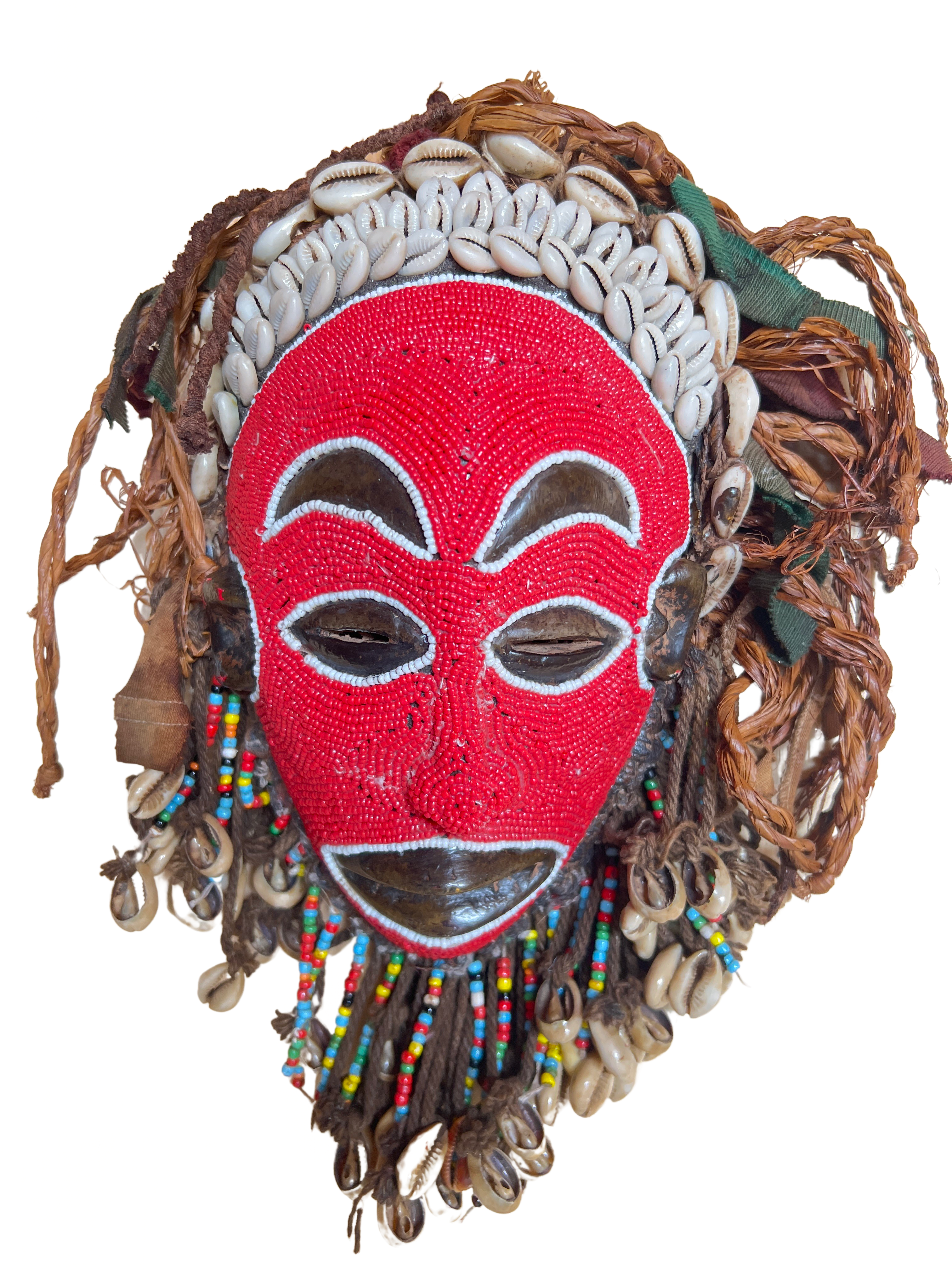 Chokwe Tribe Beaded Mask - Chokwe