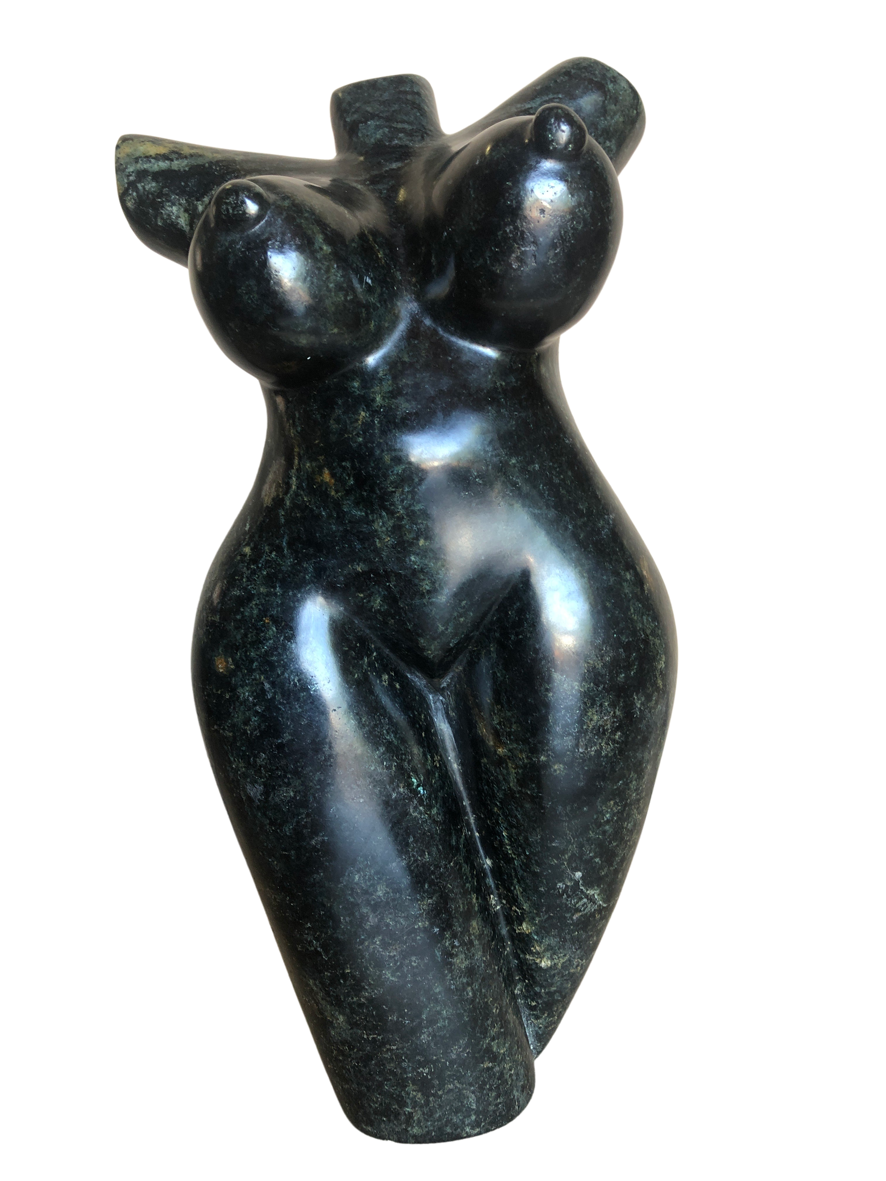 Shona Tribe Soap Stone Female Torso - Shona