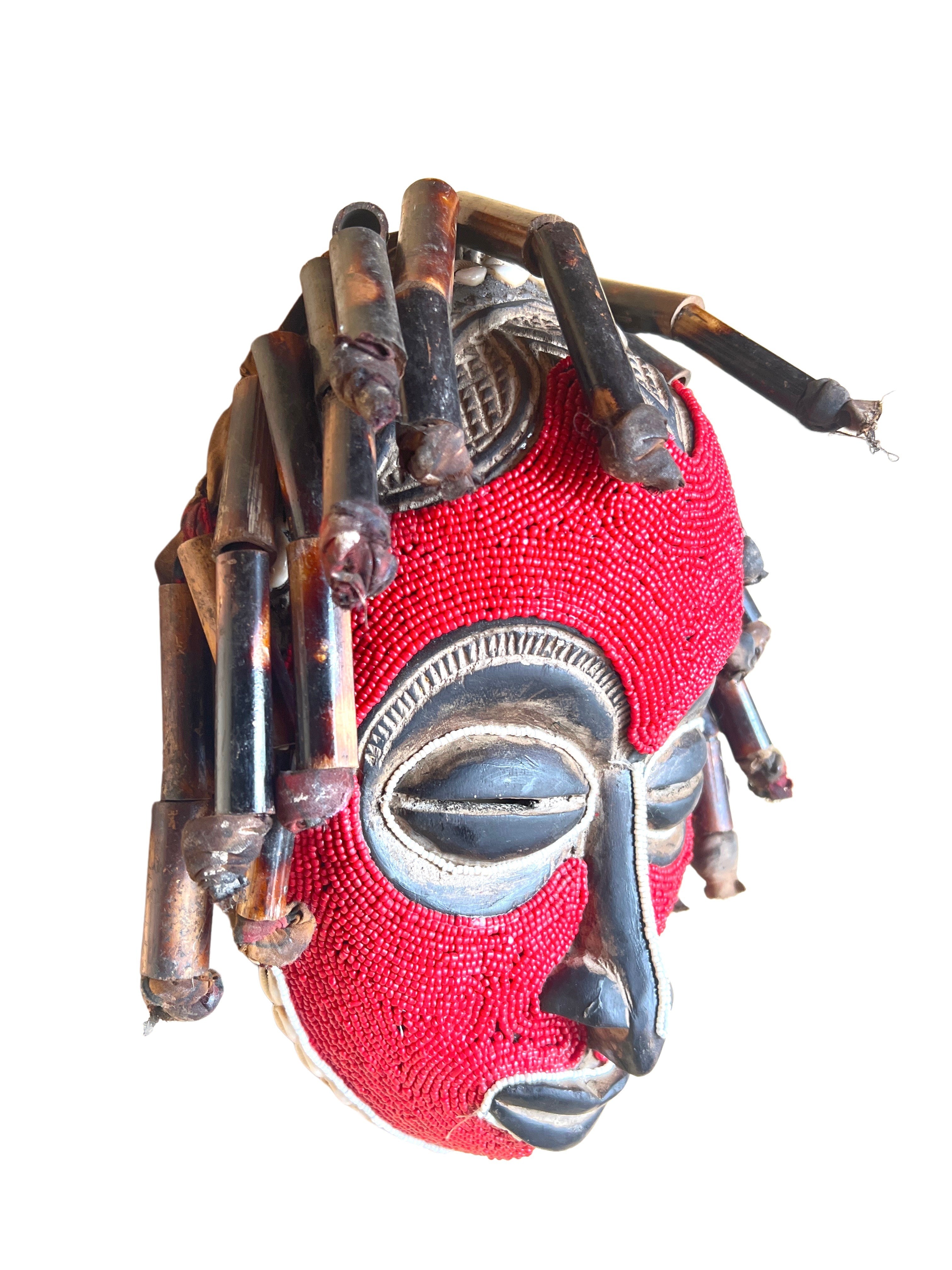 Chokwe Tribe Beaded Mask
