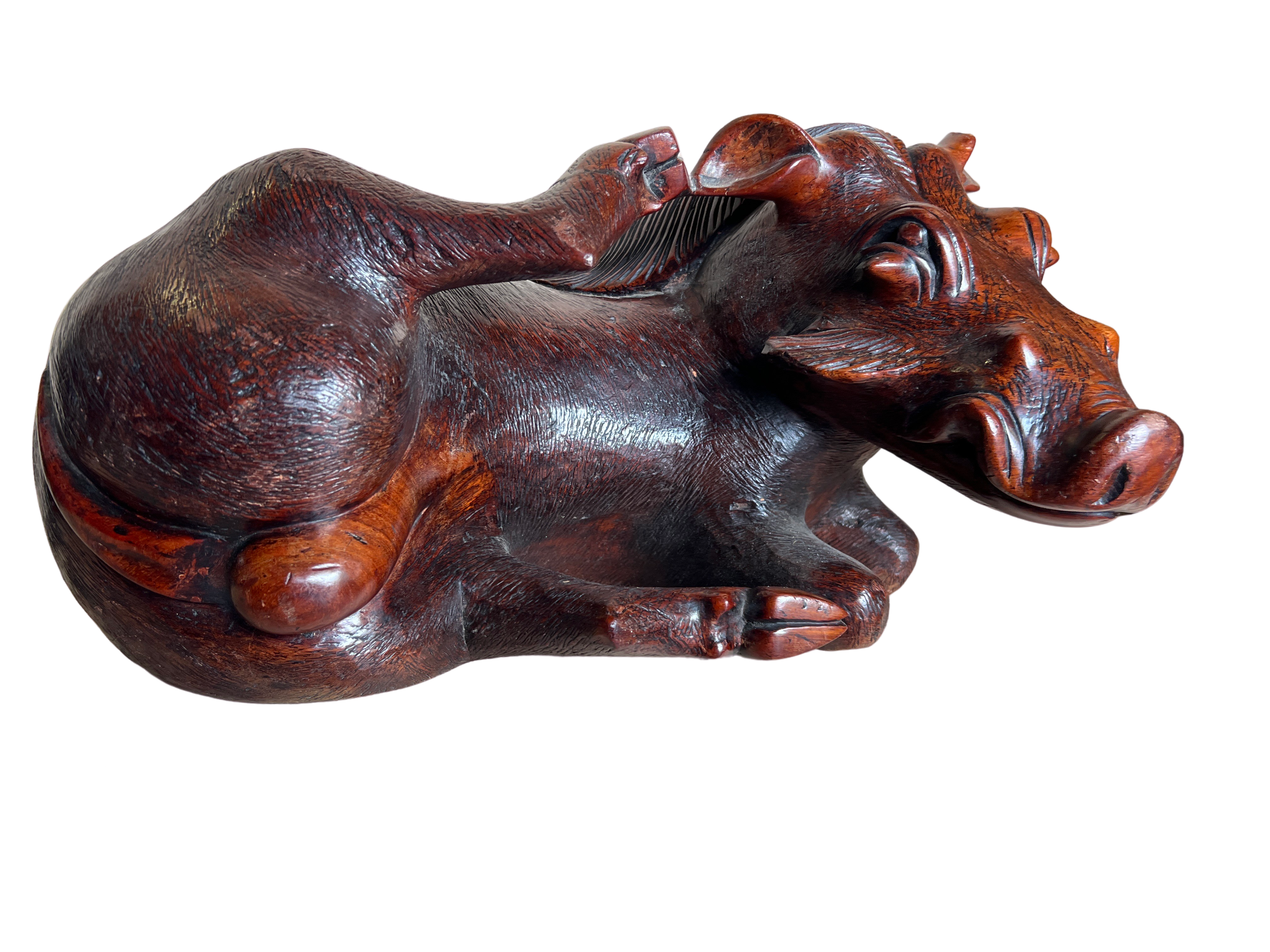 Chichewa Malawi Wooden Warthog - Chichewa