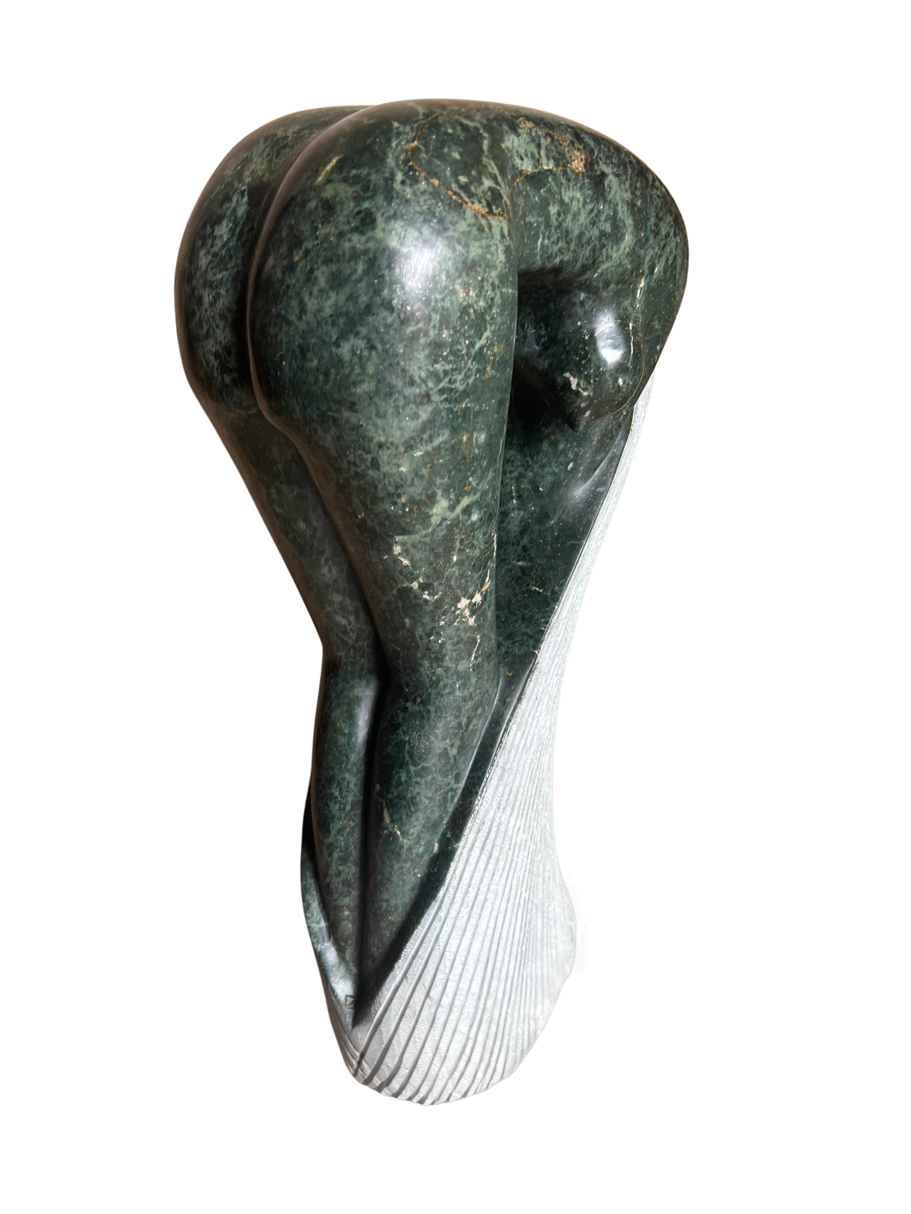 Shona Tribe Opal Stone Bathing Lady