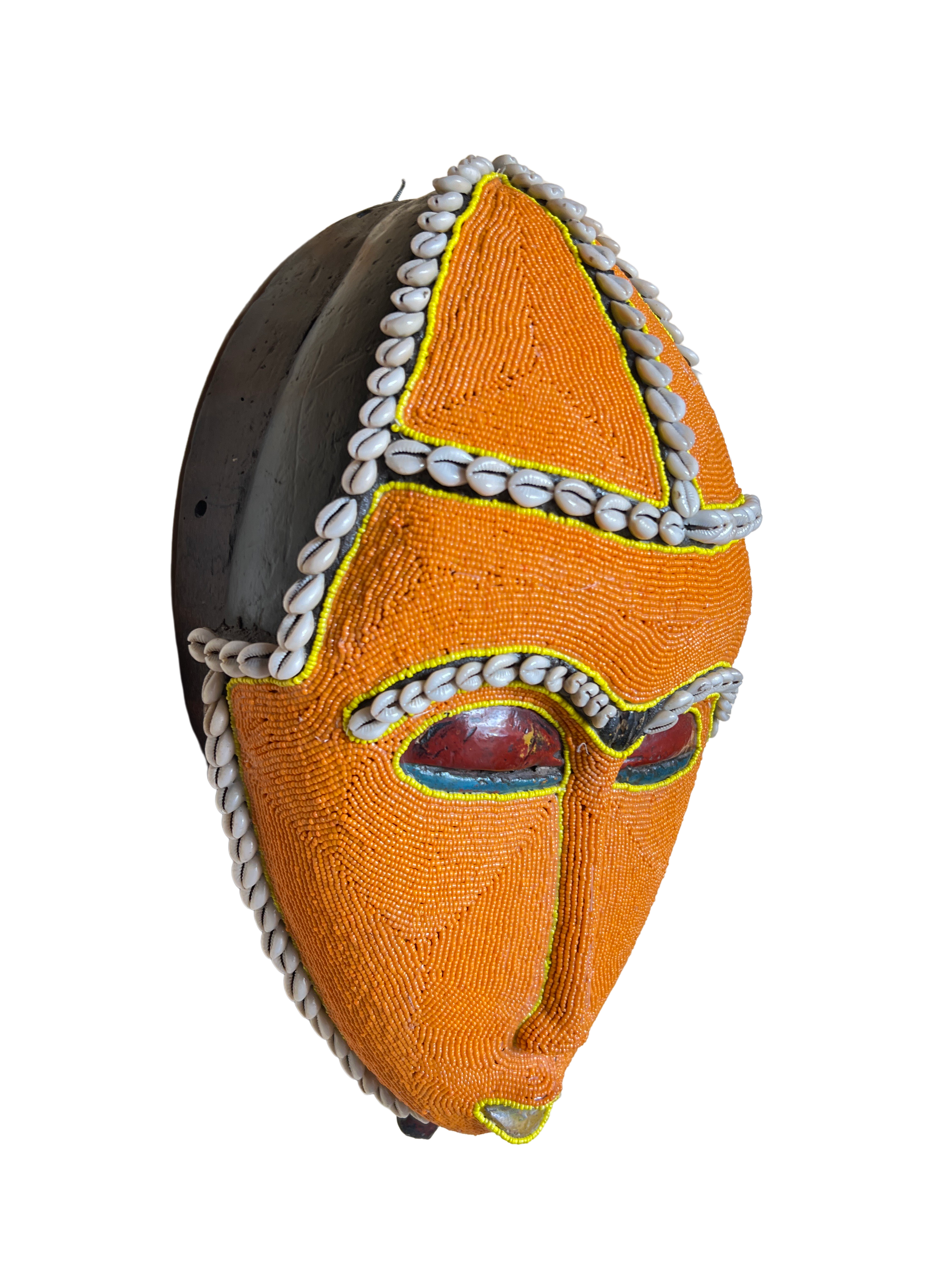 Fang Tribe Beaded Mask