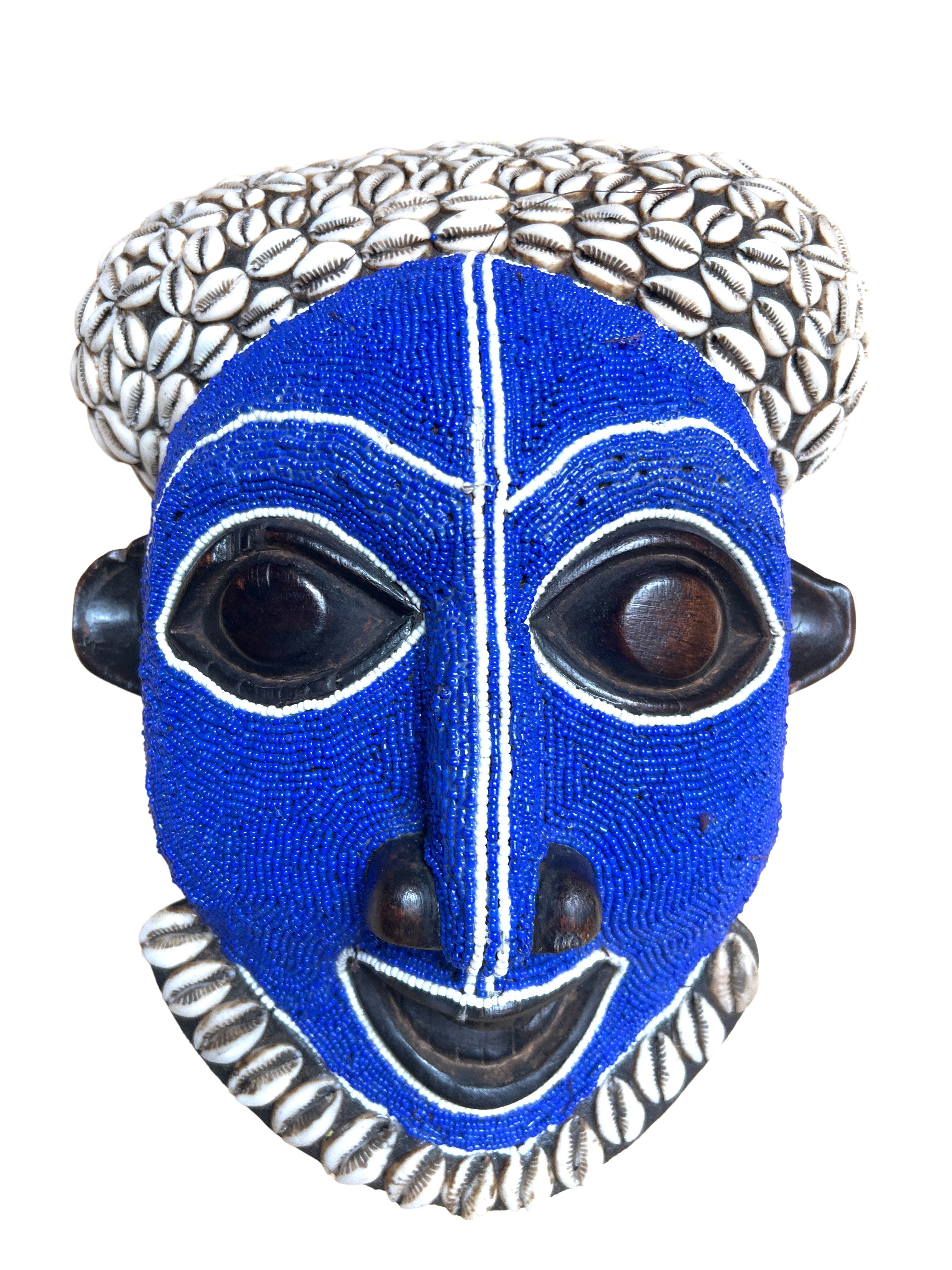 Bamileke Tribe Beaded Mask