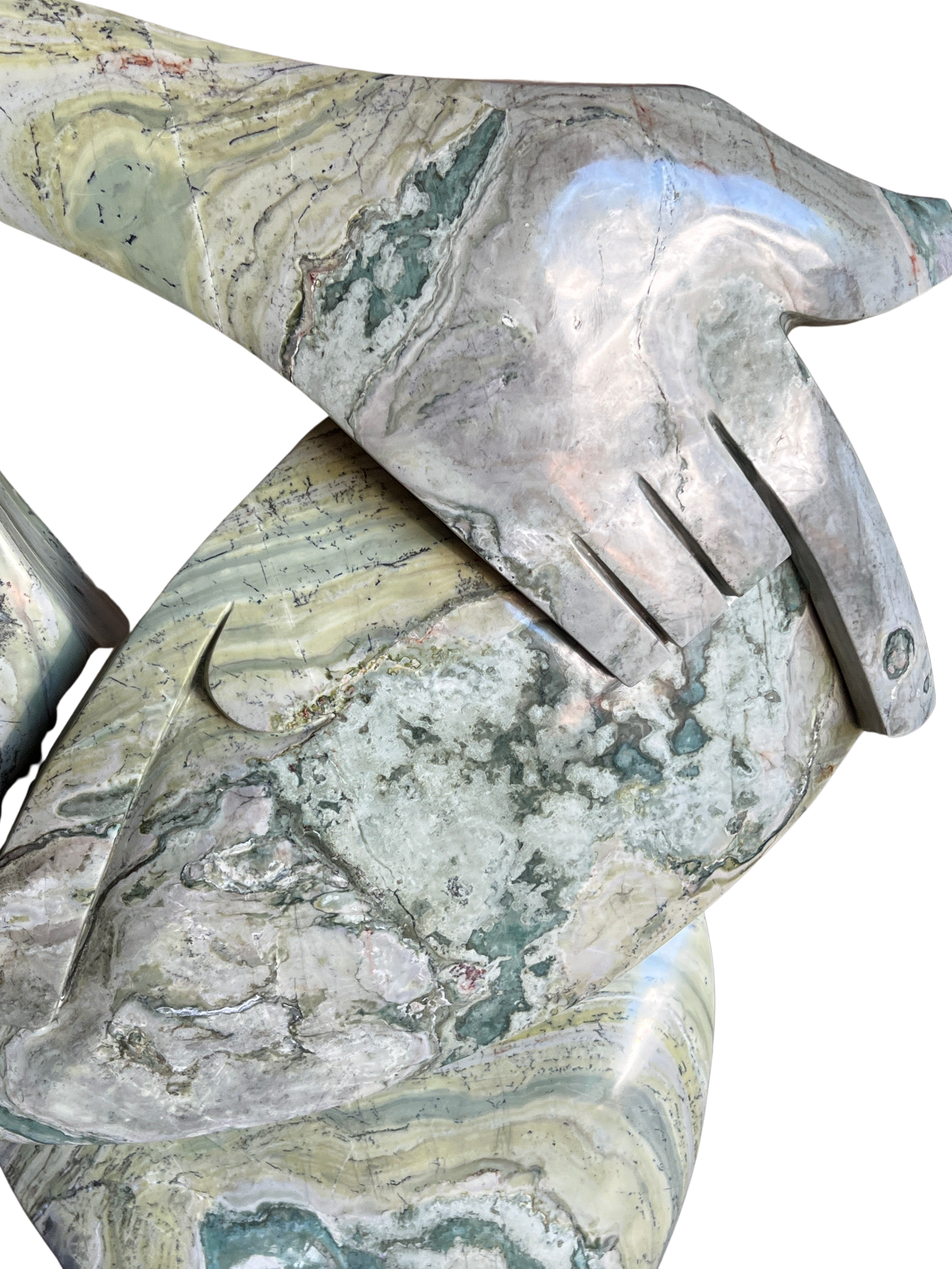 Shona Tribe Butter Jade Thinker - Shona