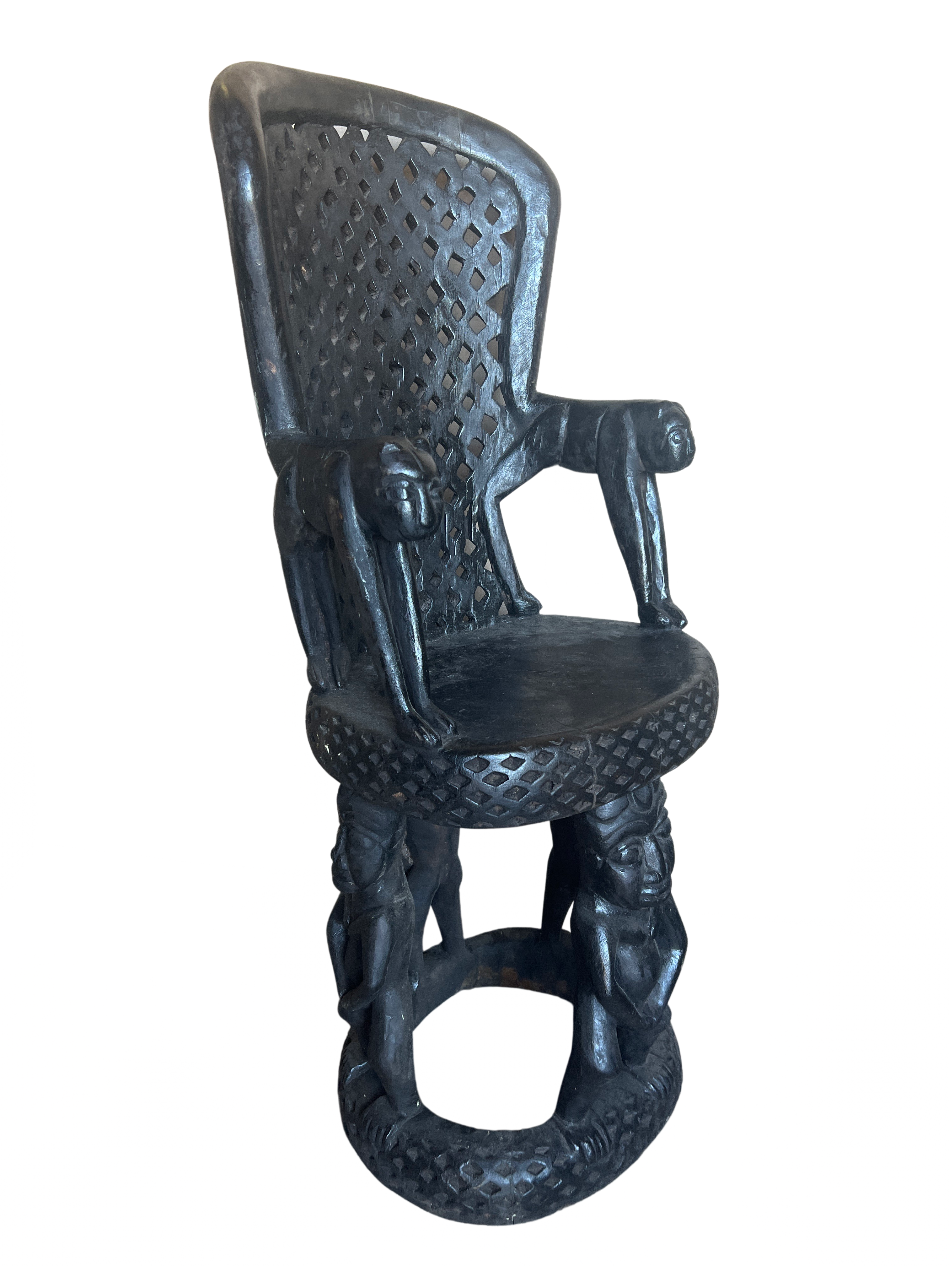 Bamileke Tribe Wooden Chair