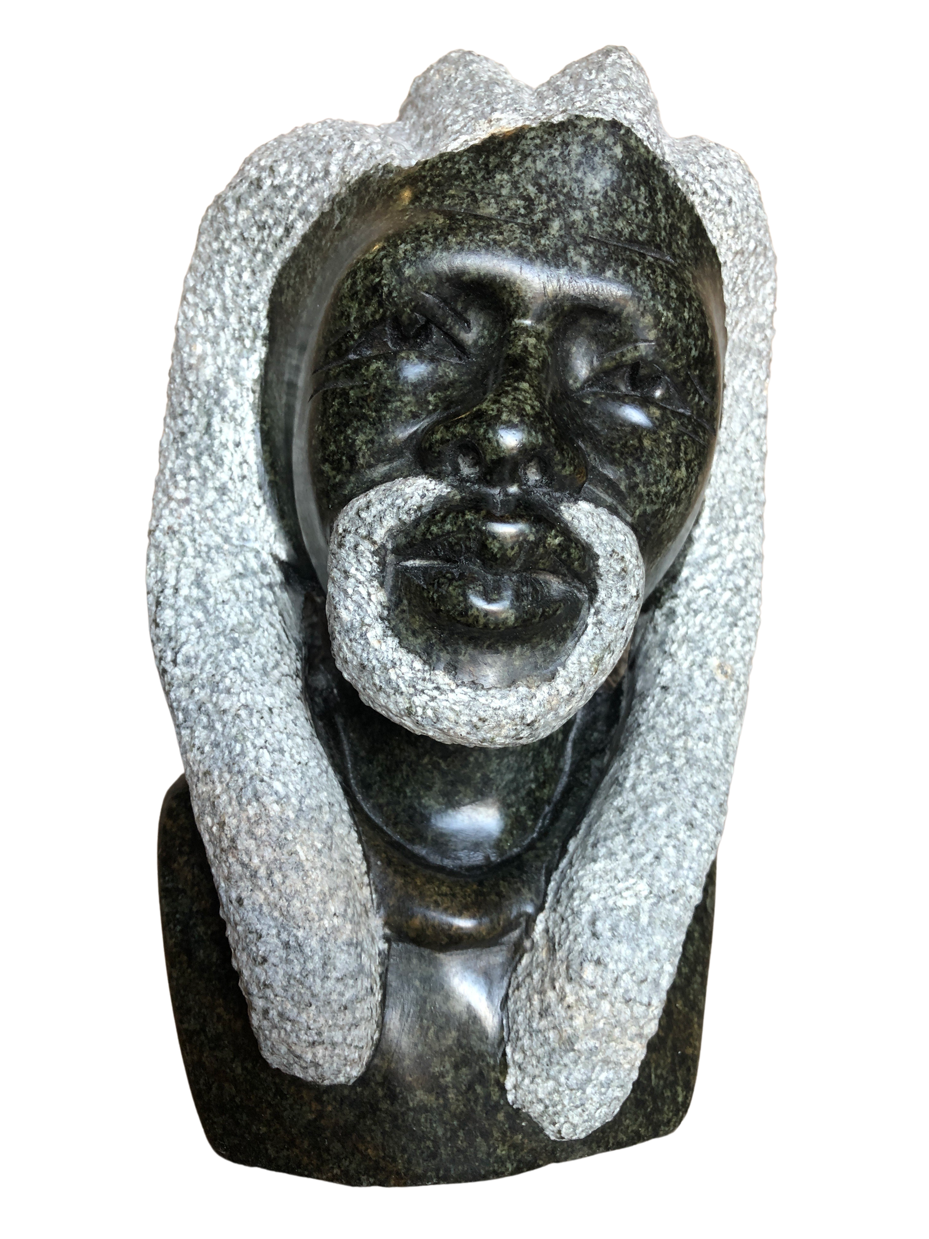 Shona Tribe Serpentine Rasta Head