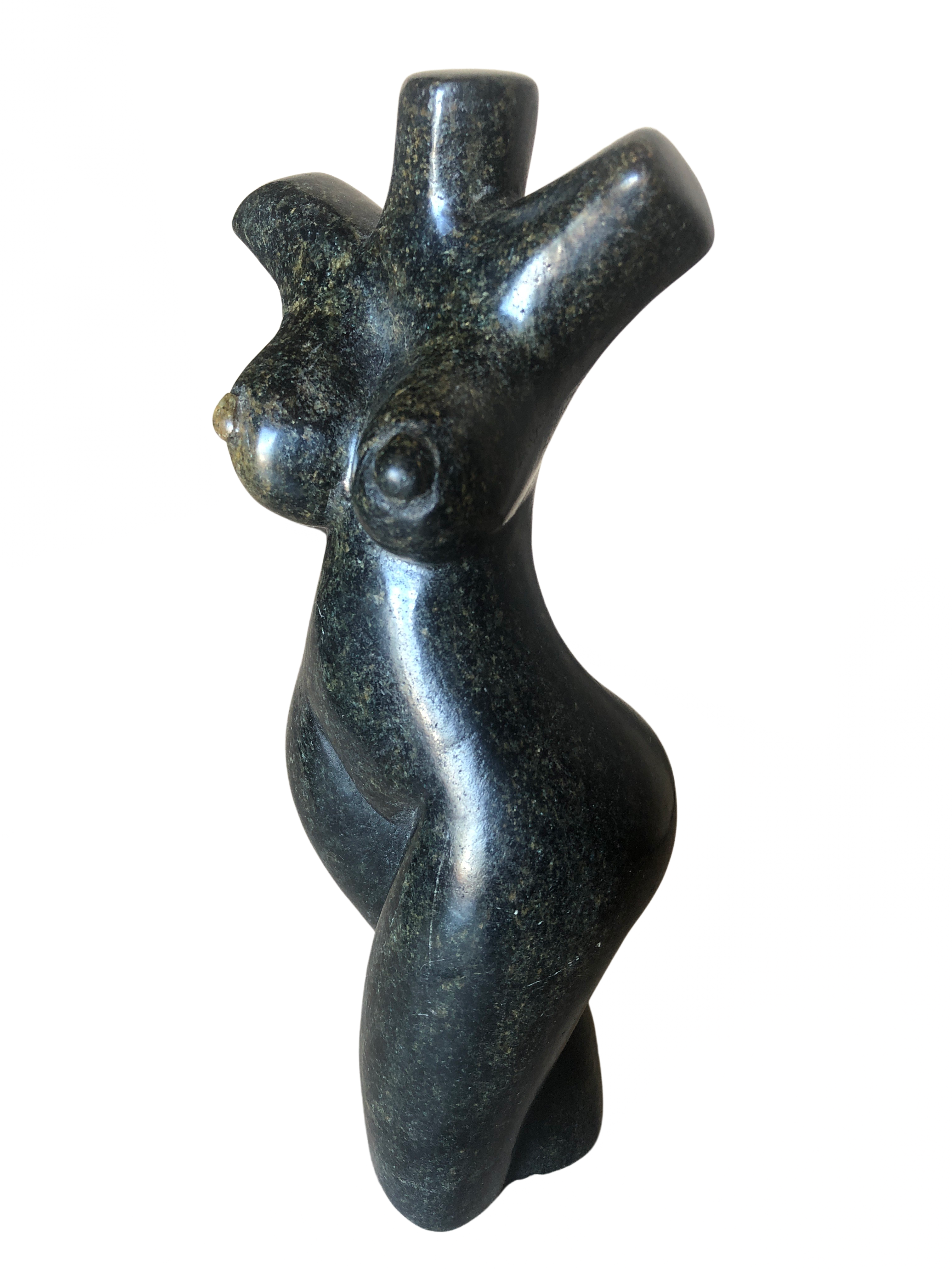 Shona Tribe Soap Stone Female Torso - Shona