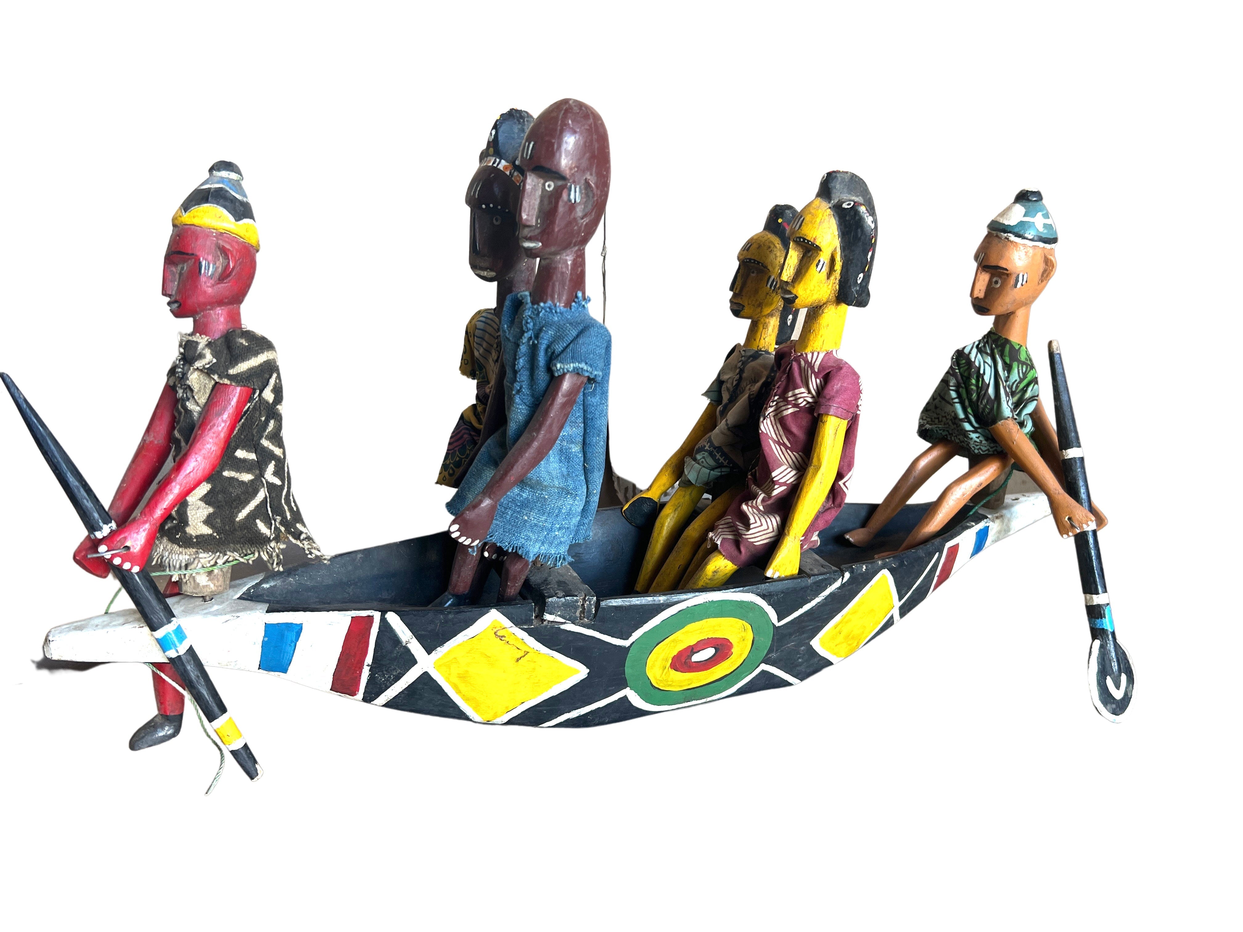 Dogon Tribe Boat People