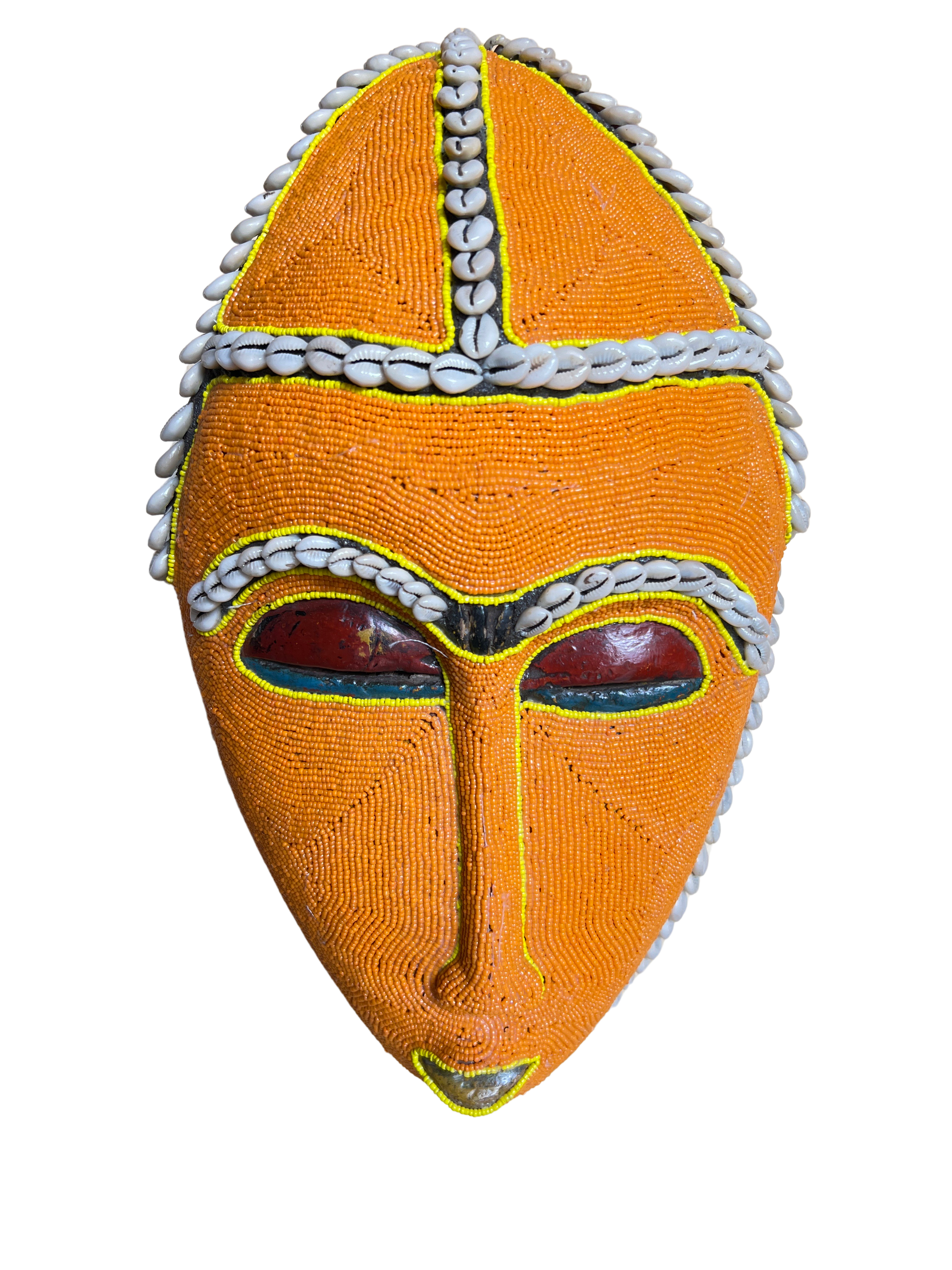 Baule Tribe Beaded Mask - Baule