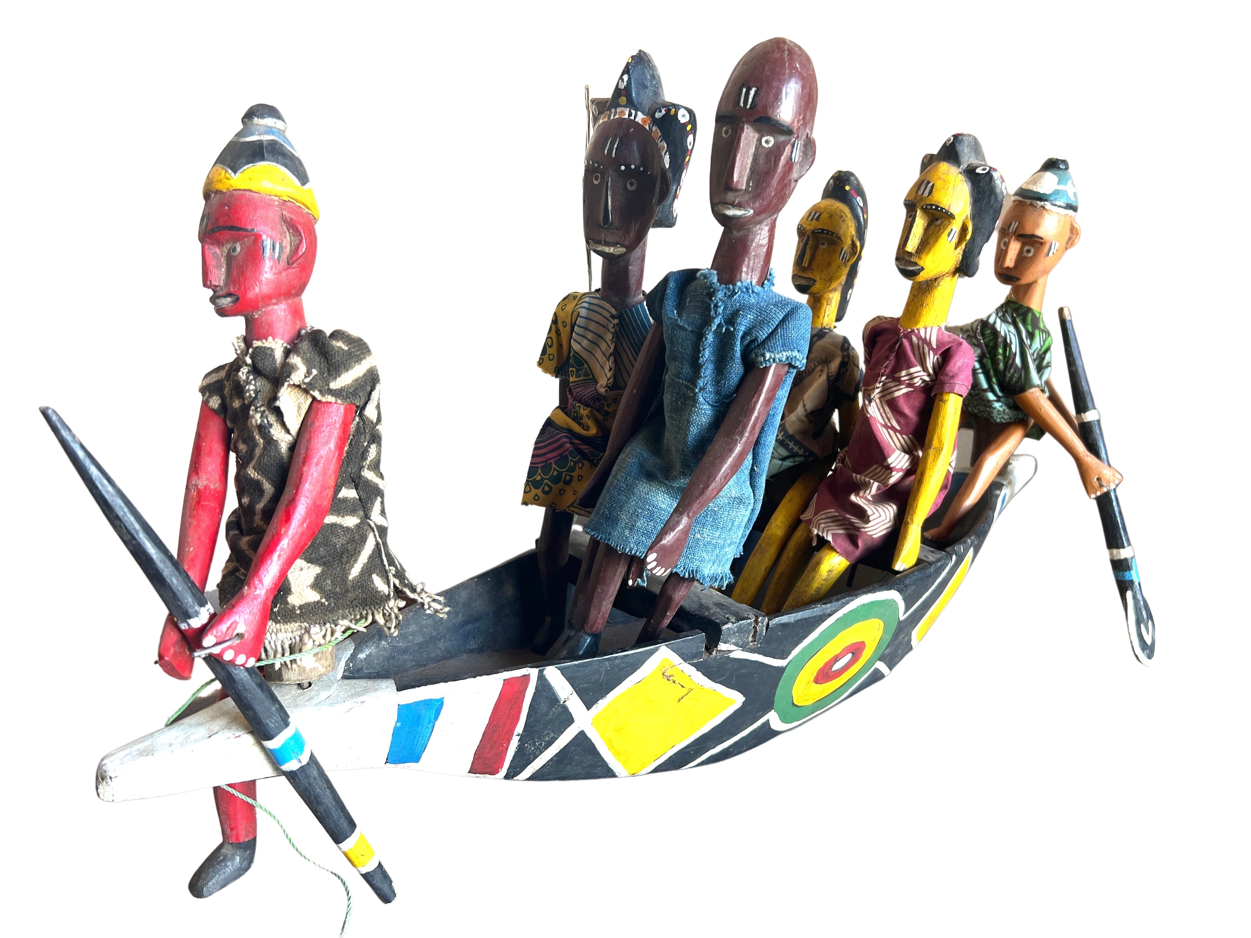 Dogon Tribe Boat - Dogon