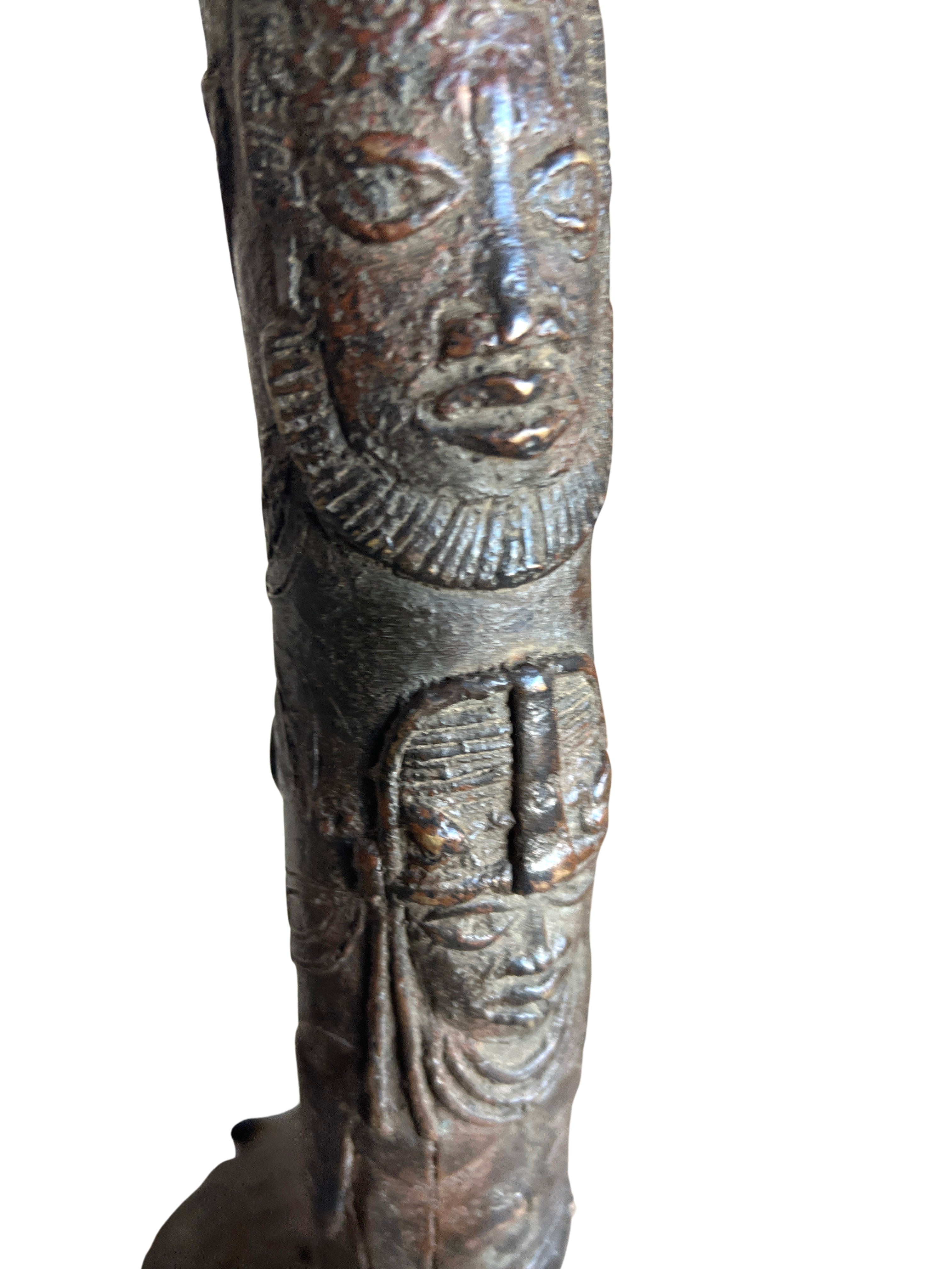 Edo Tribe Benin Bronze Heads - Edo