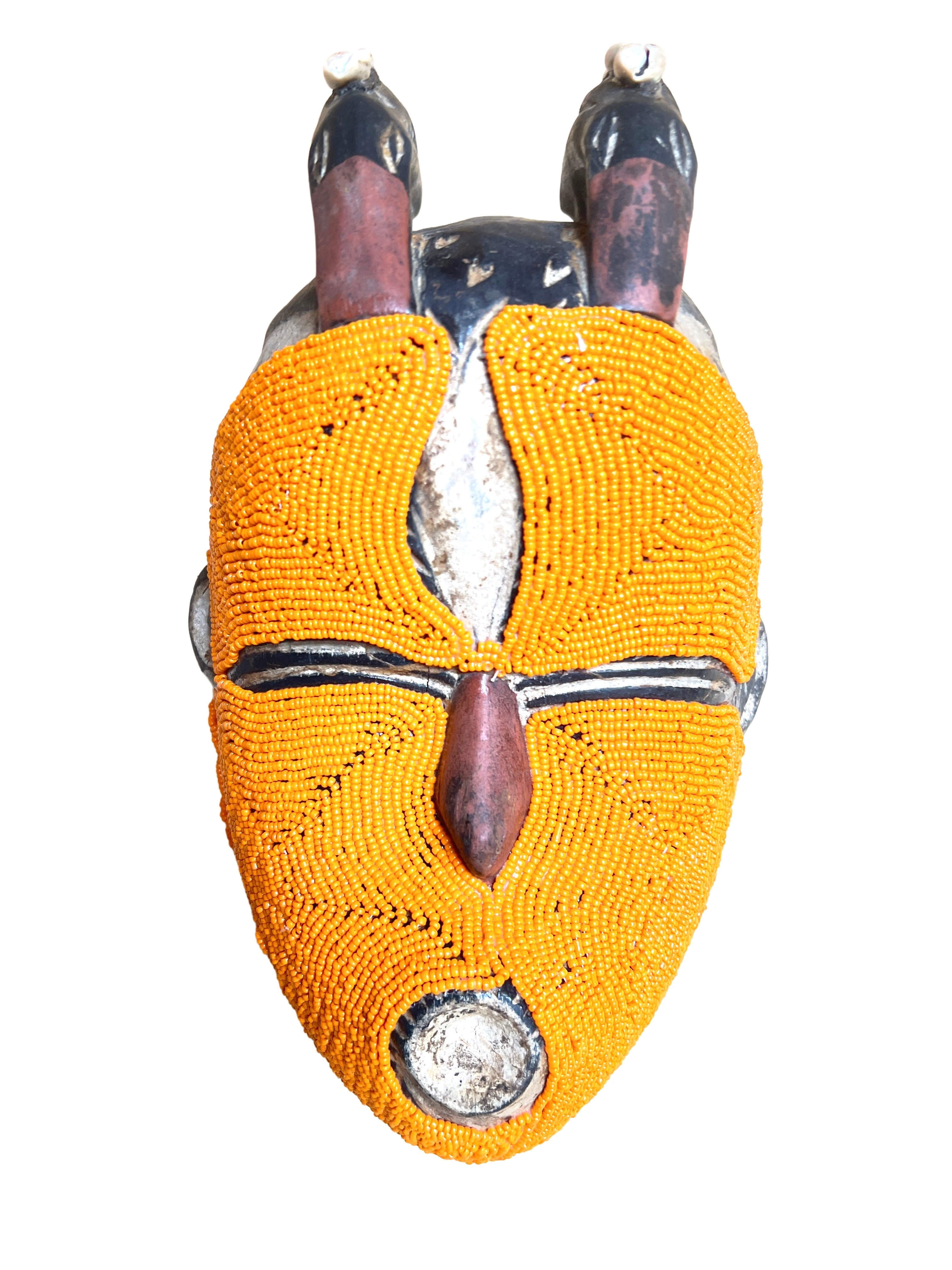 Chokwe Tribe Beaded Mask - Chokwe