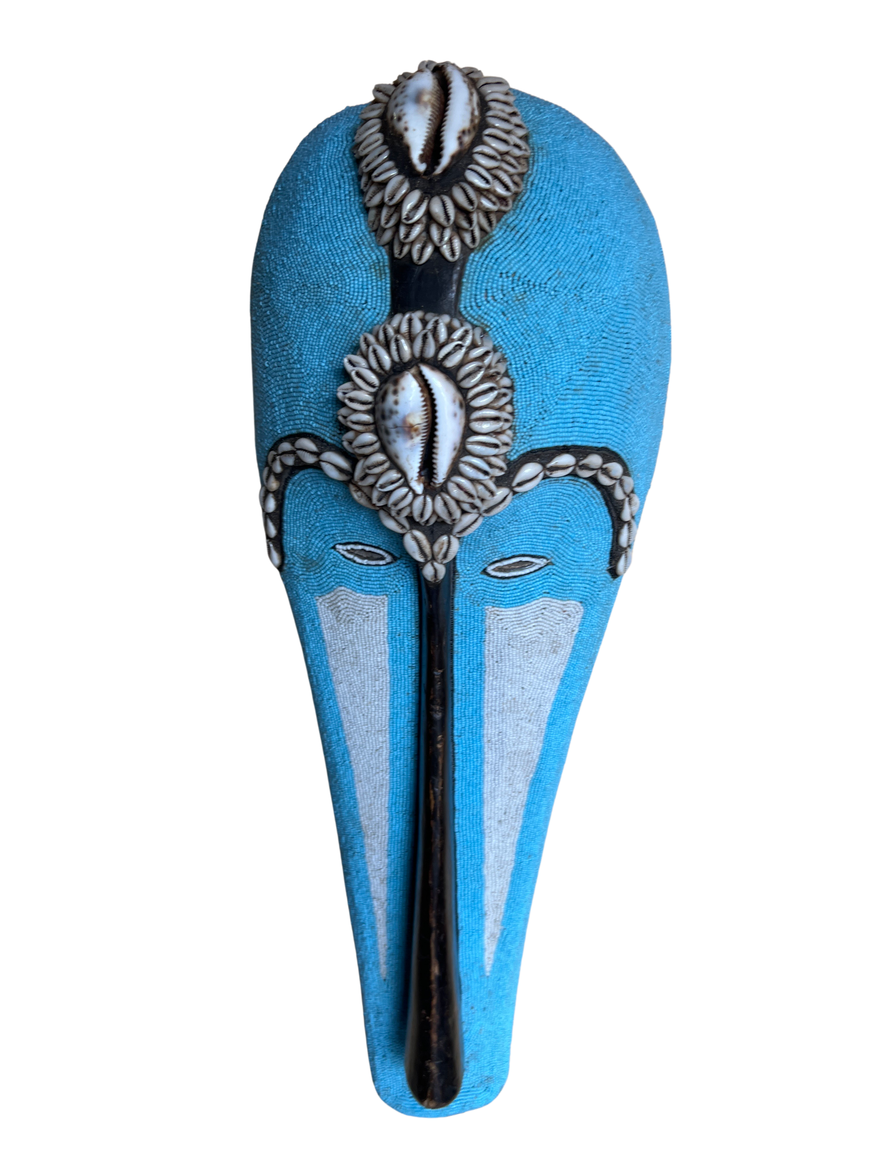 Fang Tribe Beaded Mask