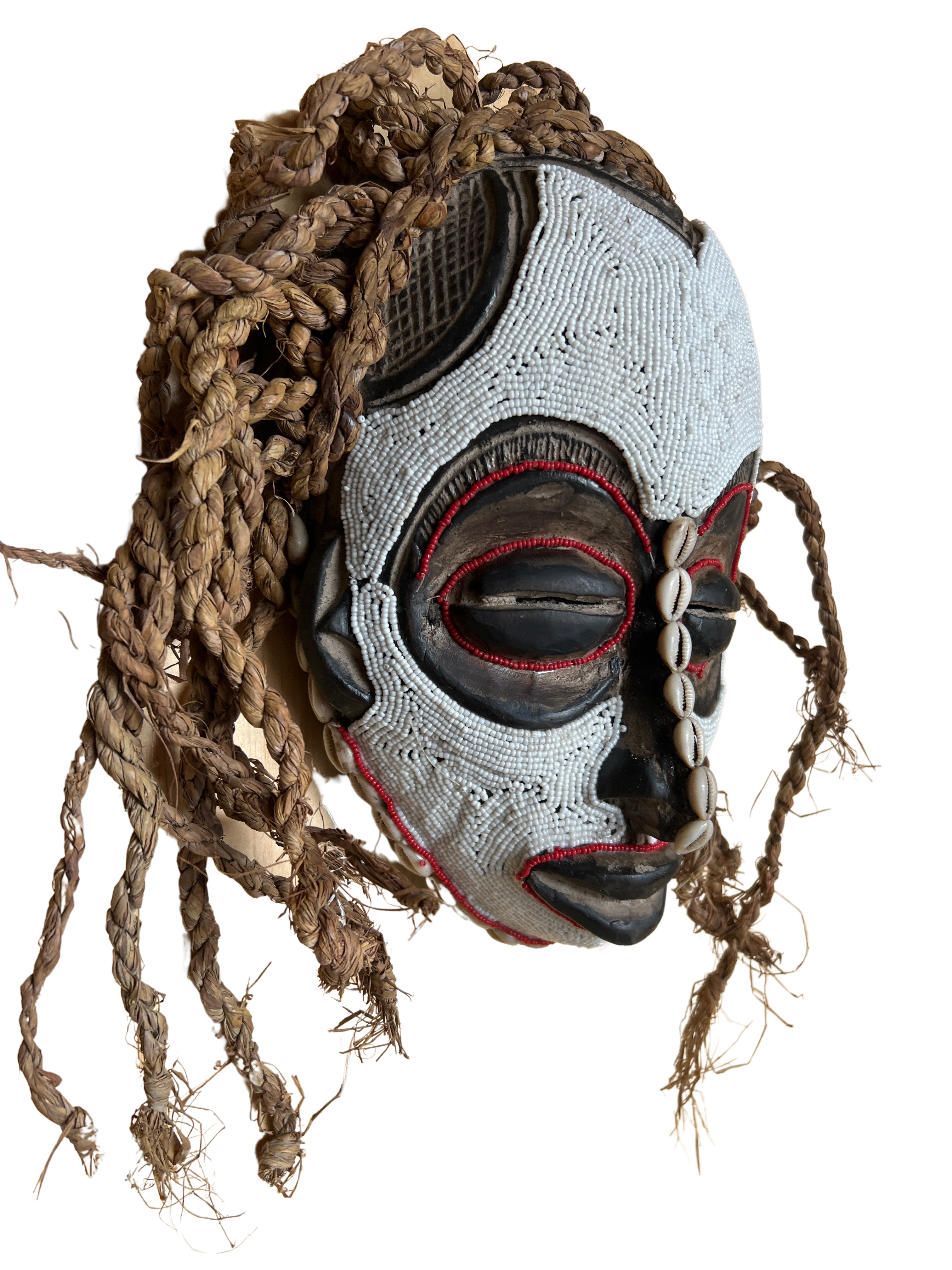Chokwe Tribe Beaded Mask - Chokwe
