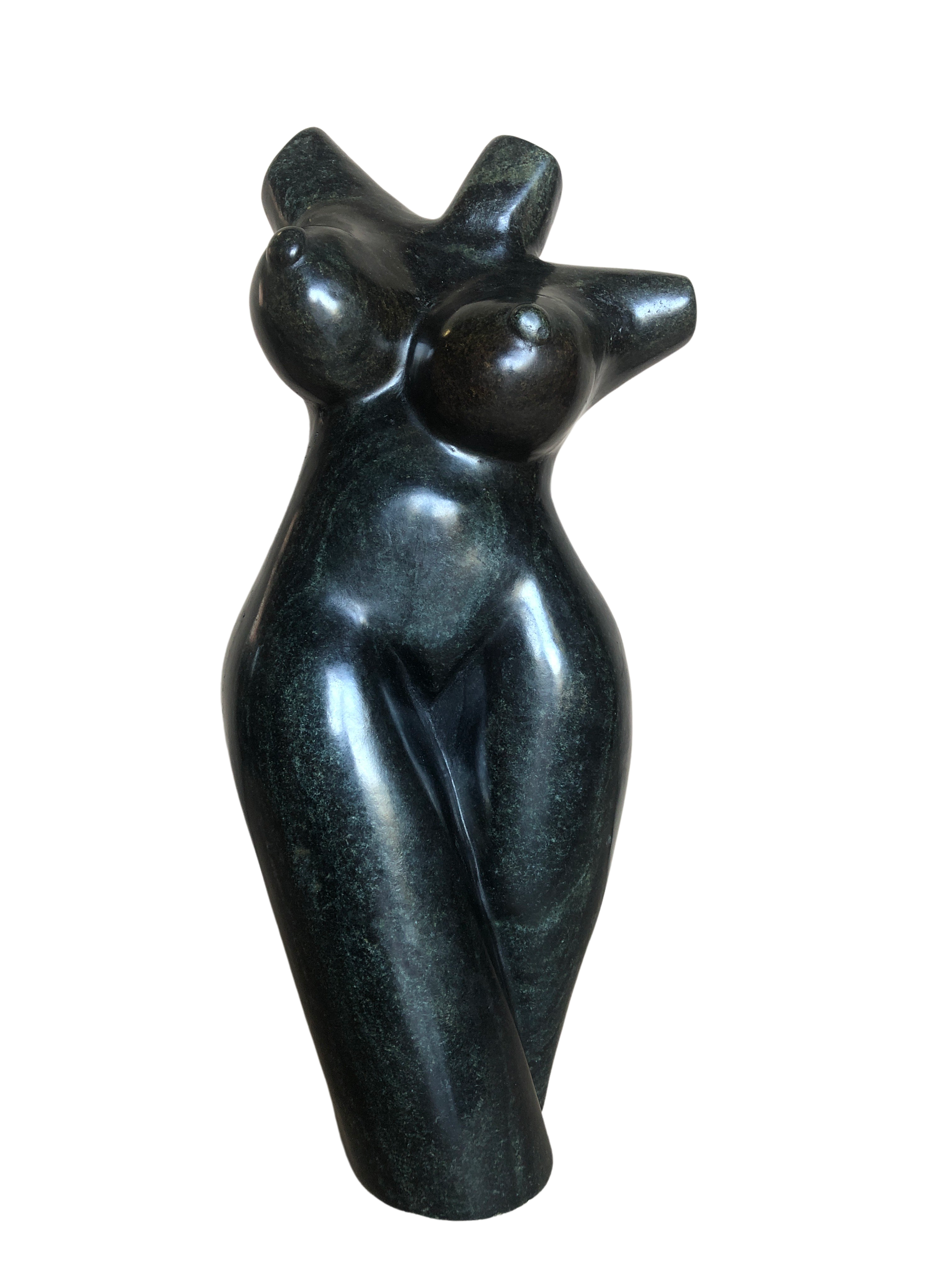 Shona Tribe Soap Stone Female Torso - Shona