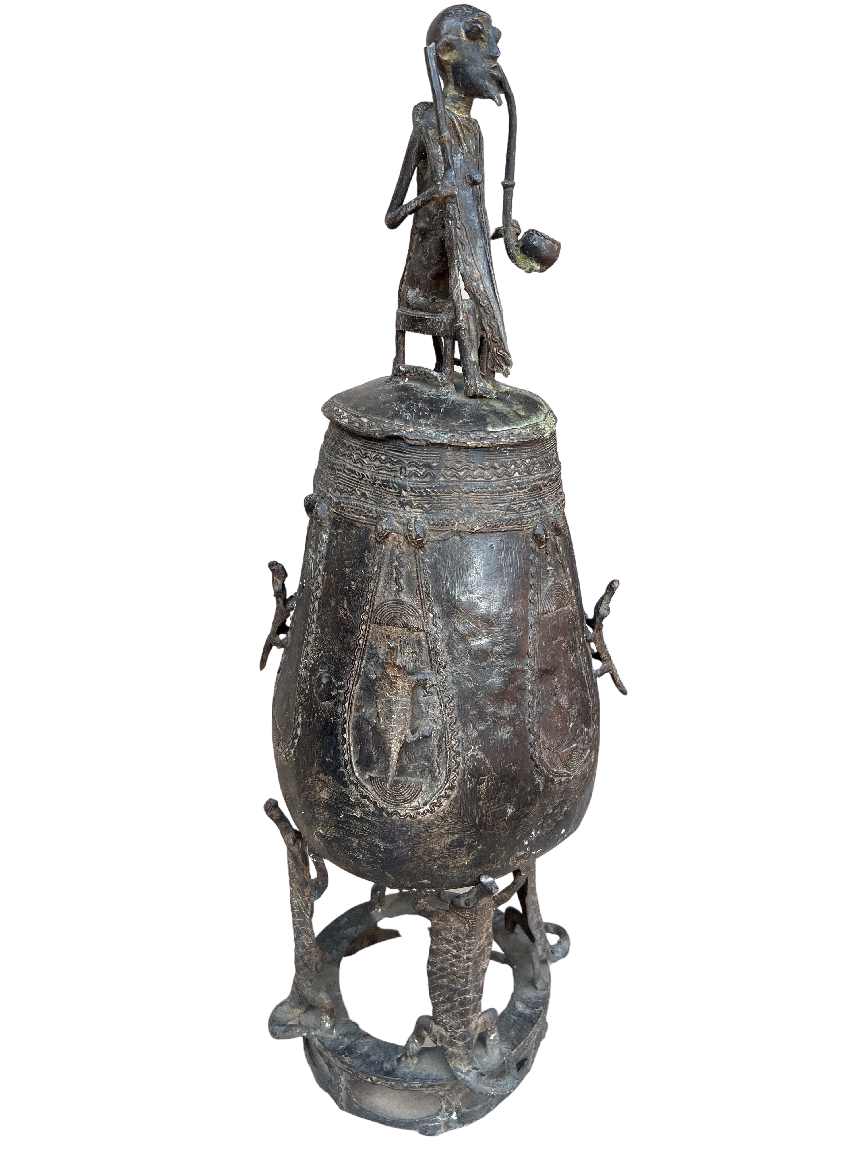 Dogon Tribe Bronze Pot