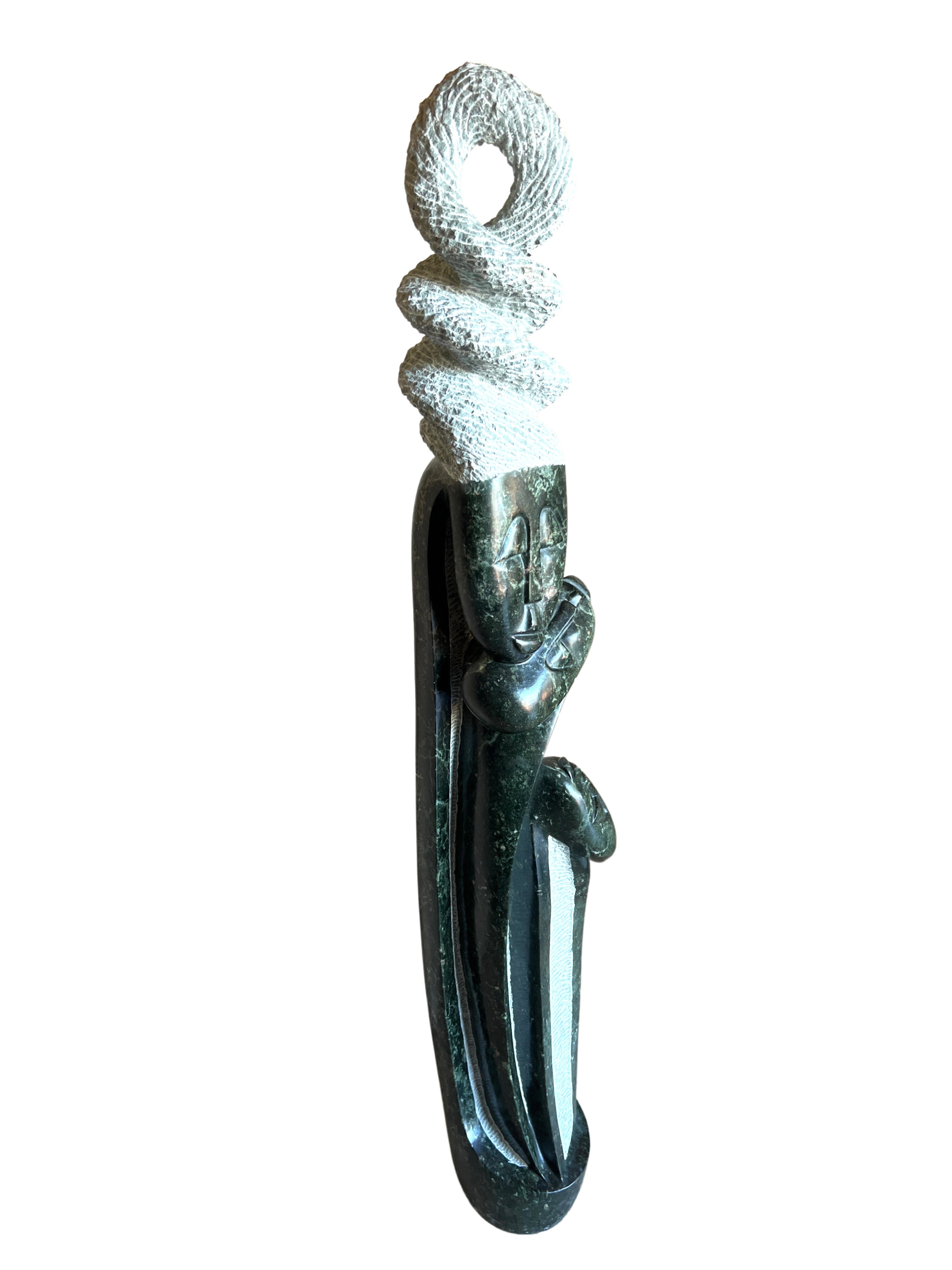 Shona Tribe Opal Stone Family of Three - Shona