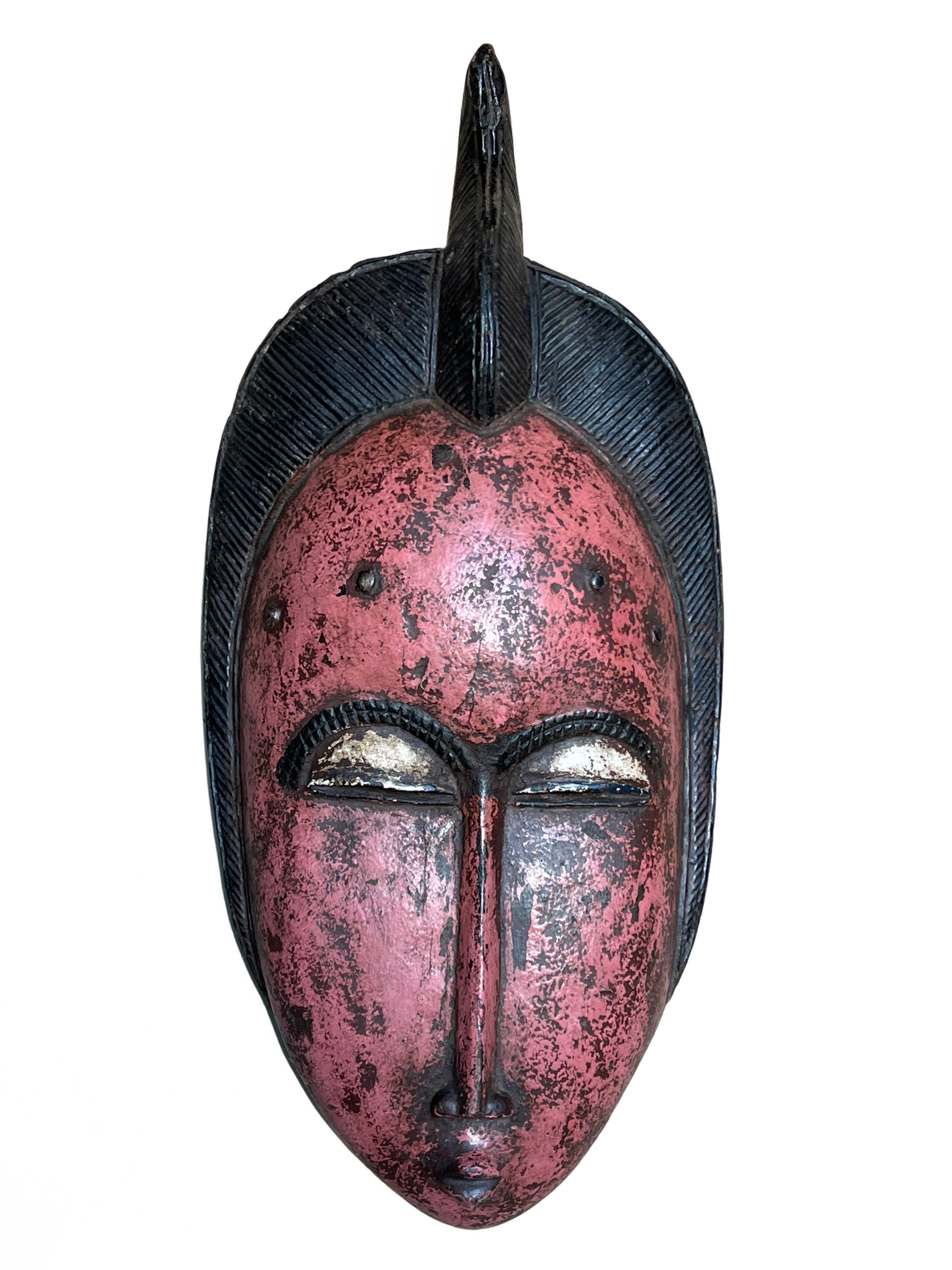 Baule Tribe Painted Mask