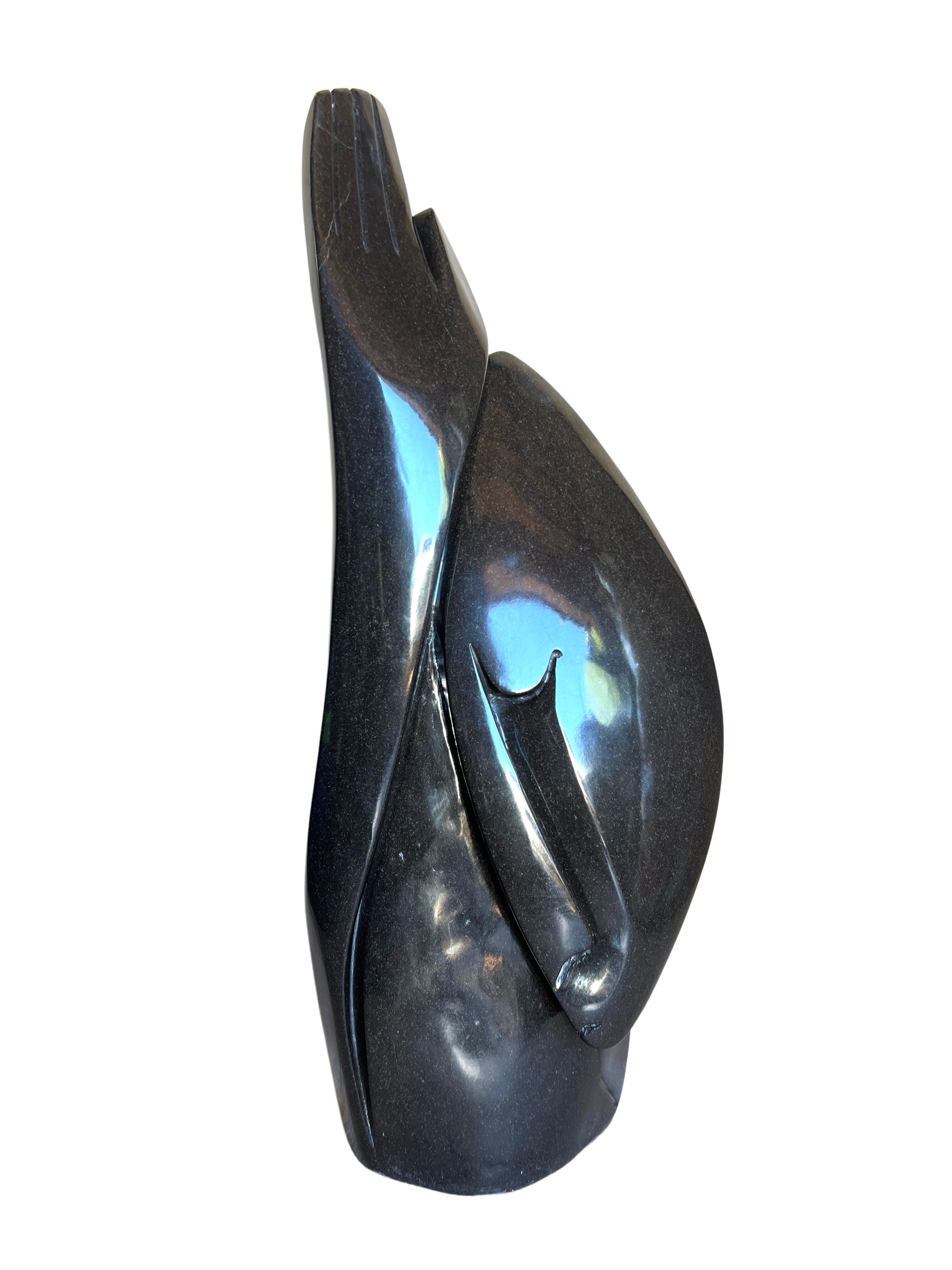 Shona Tribe Springstone Head Sculpture