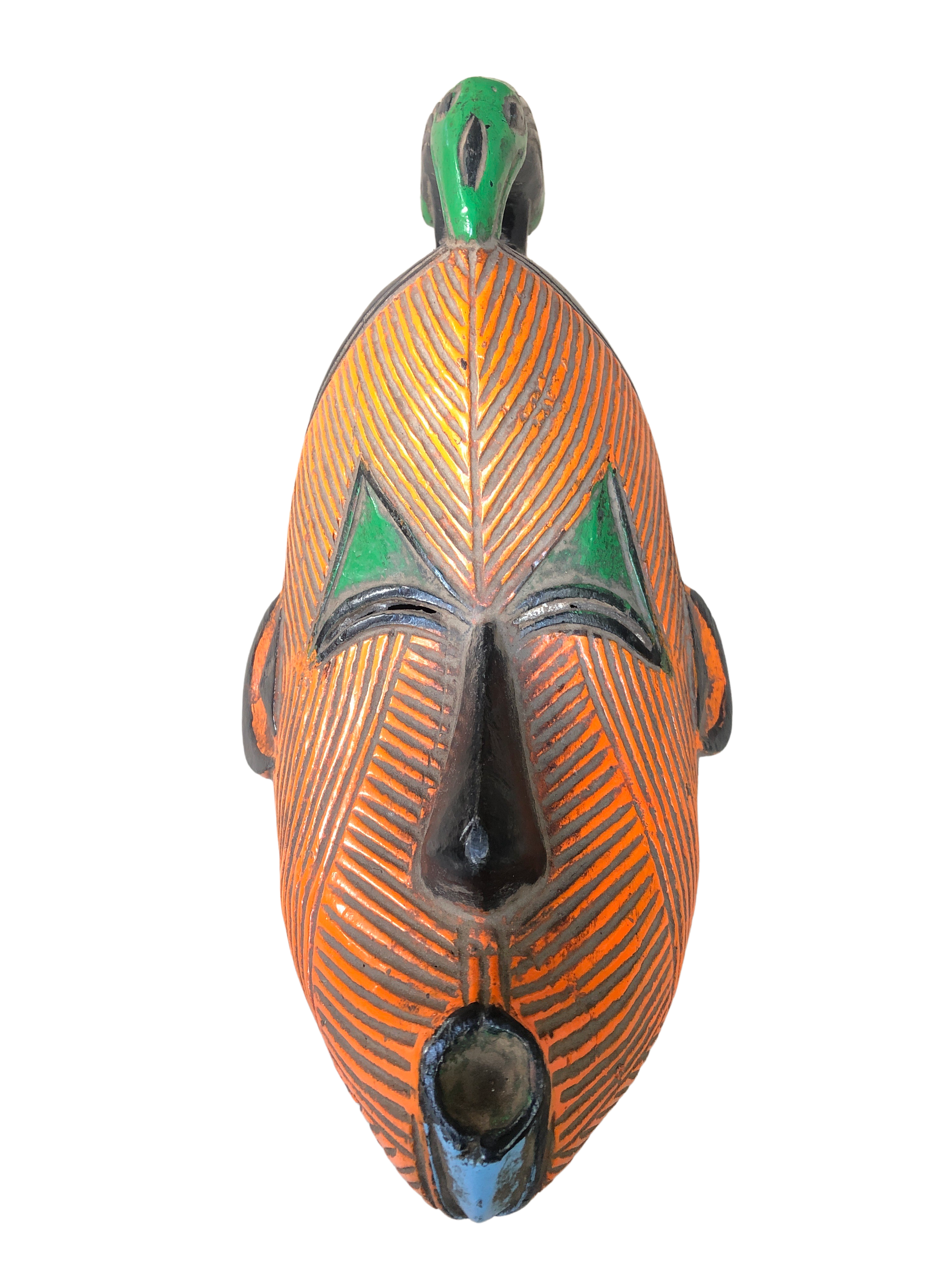 Basongye/Songye Tribe Painted Mask - Basongye/Songye