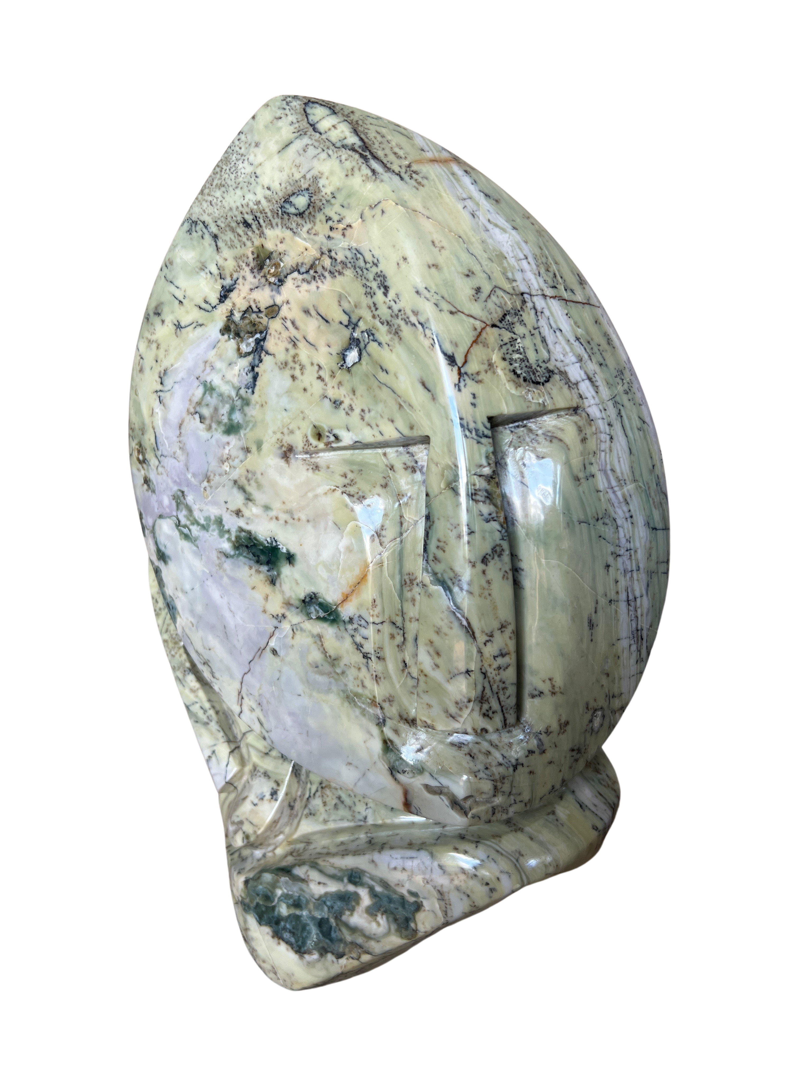 Shona Tribe Butter Jade Mother and Child - Shona