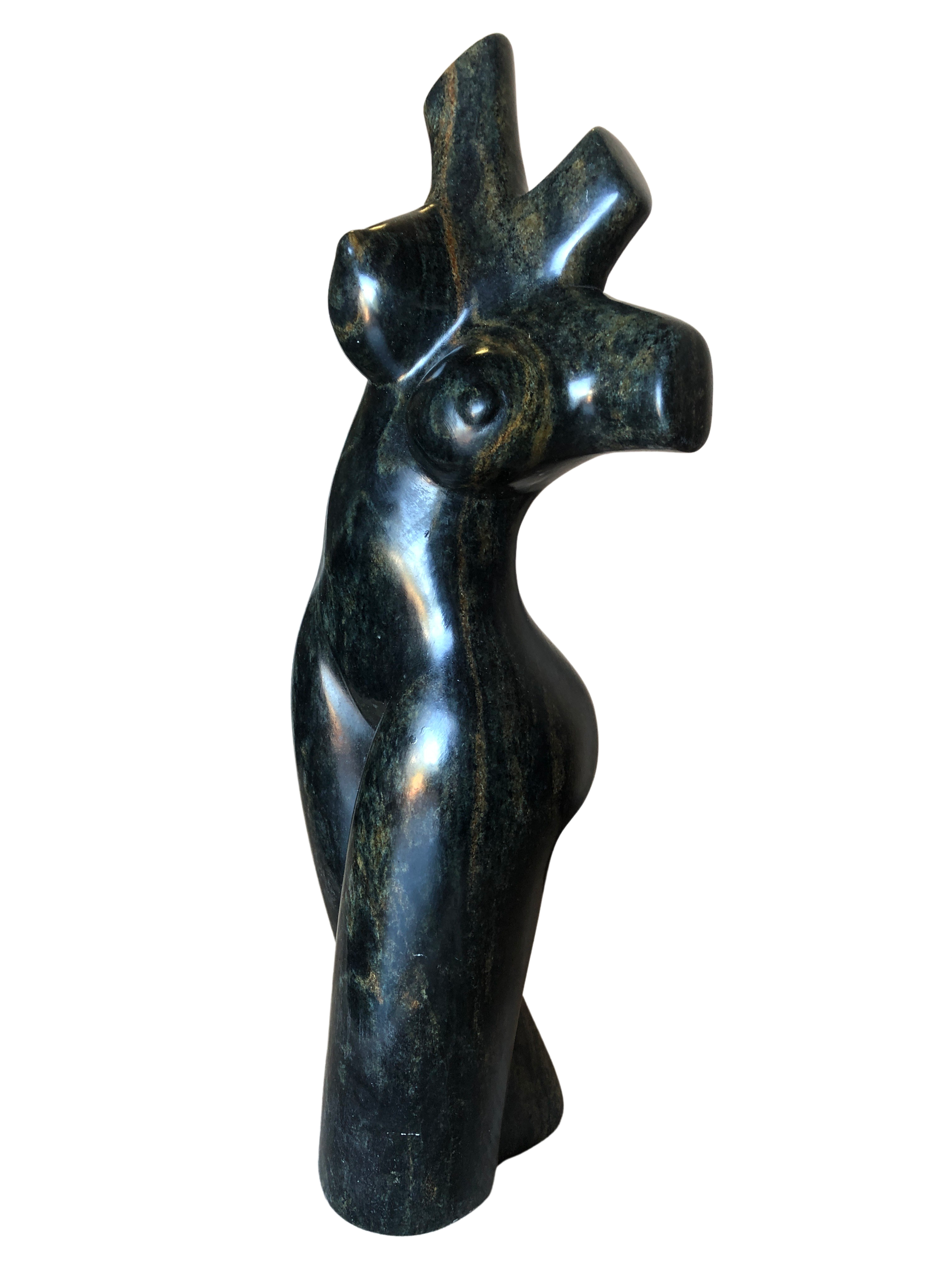 Shona Tribe Soap Stone Female Torso