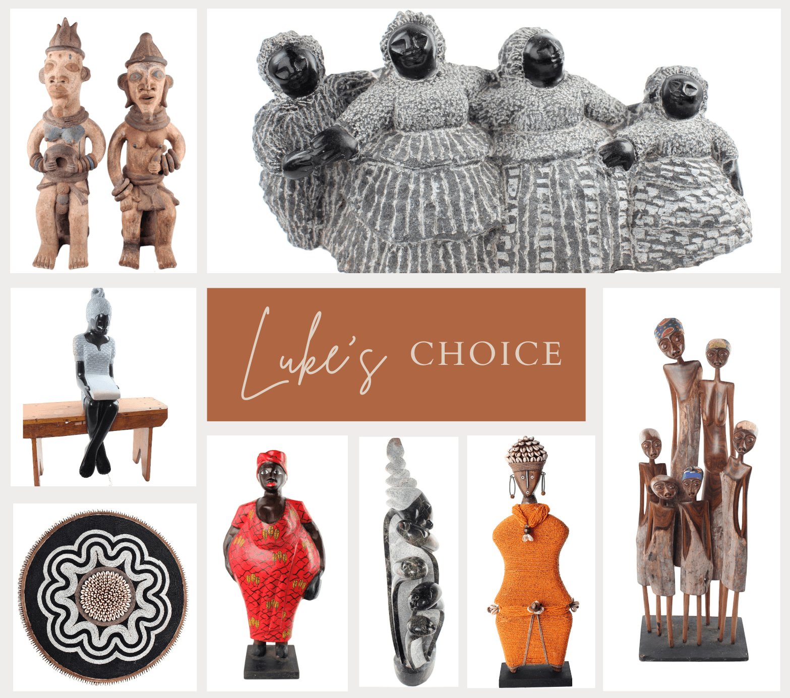 Luke's Choice - African Angel Art