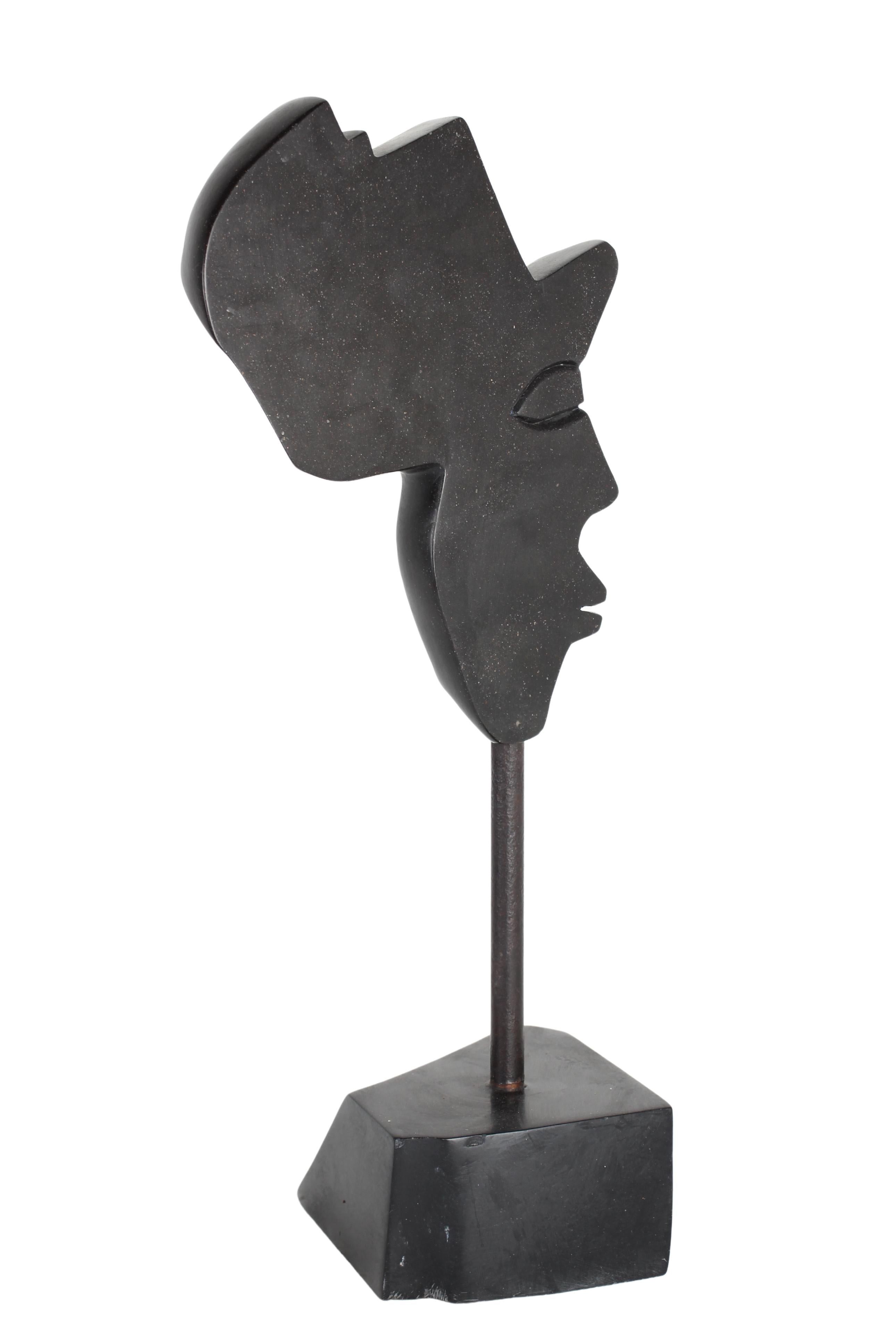 Shona Tribe Wonderstone Cubic Faces (Contemporary) ~25.2" Tall (New 2024)