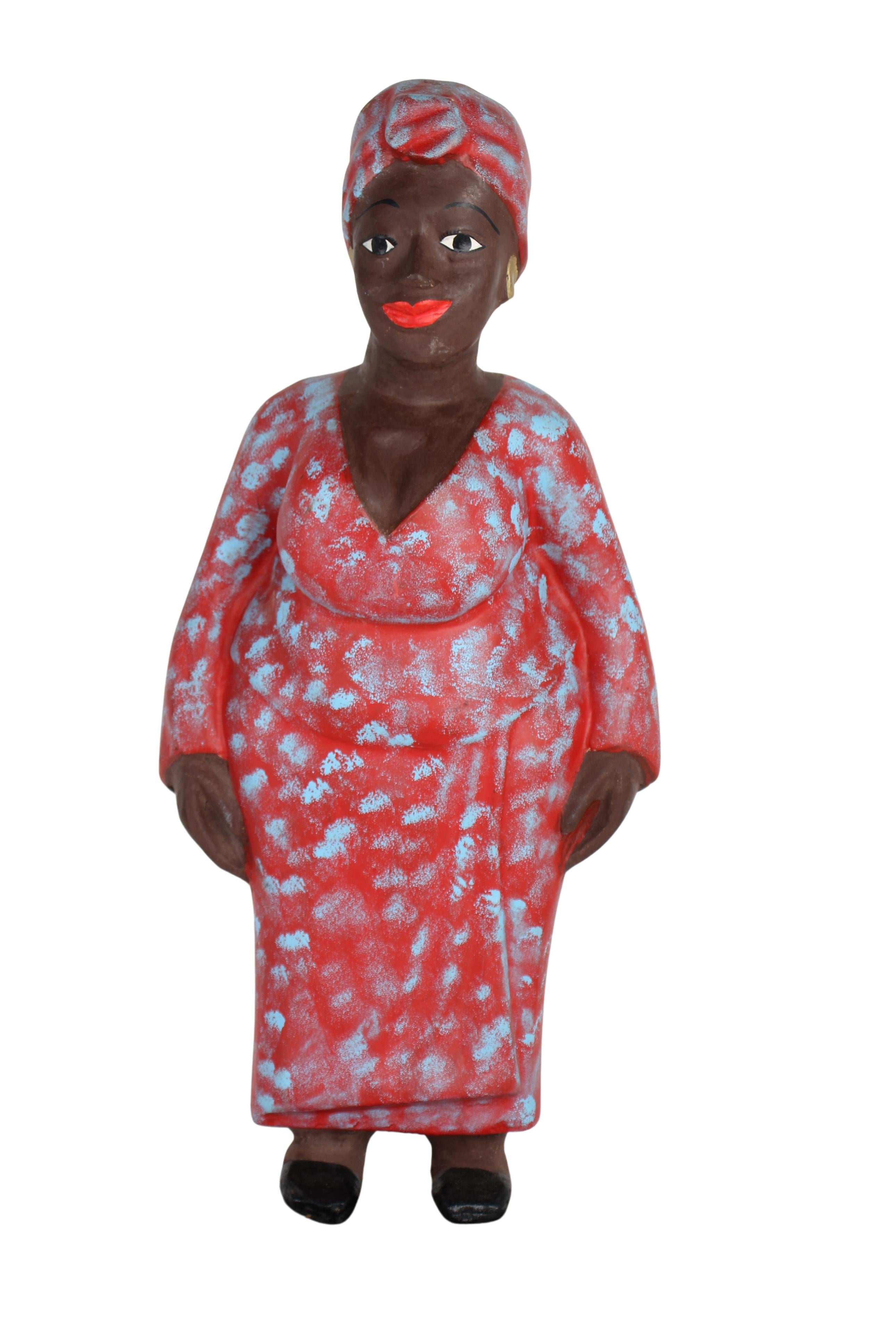 Baule Tribe African Colonial Figures ~28.3" Tall (New 2024)